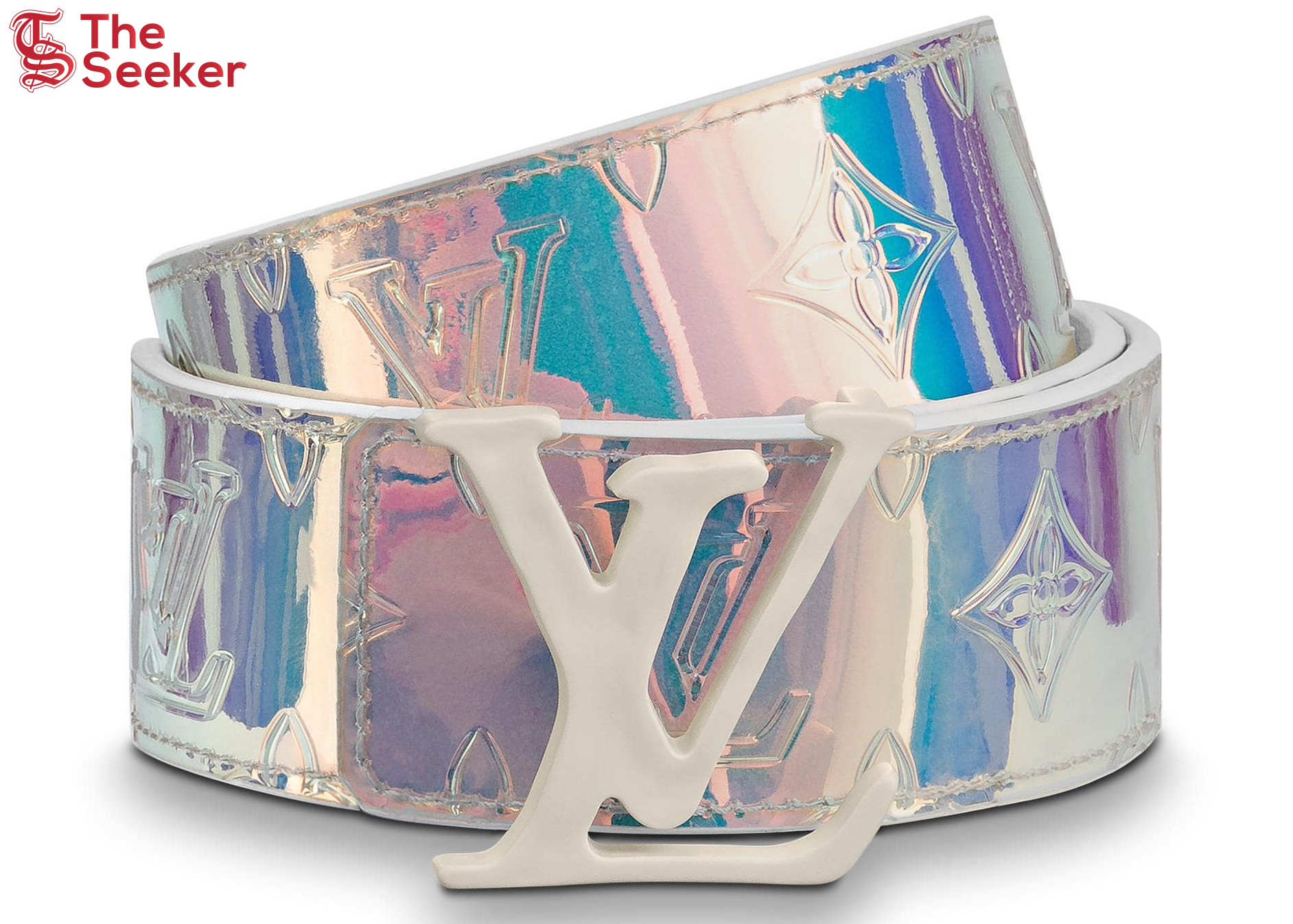 Louis Vuitton LV Shape Belt Monogram 40MM Prism