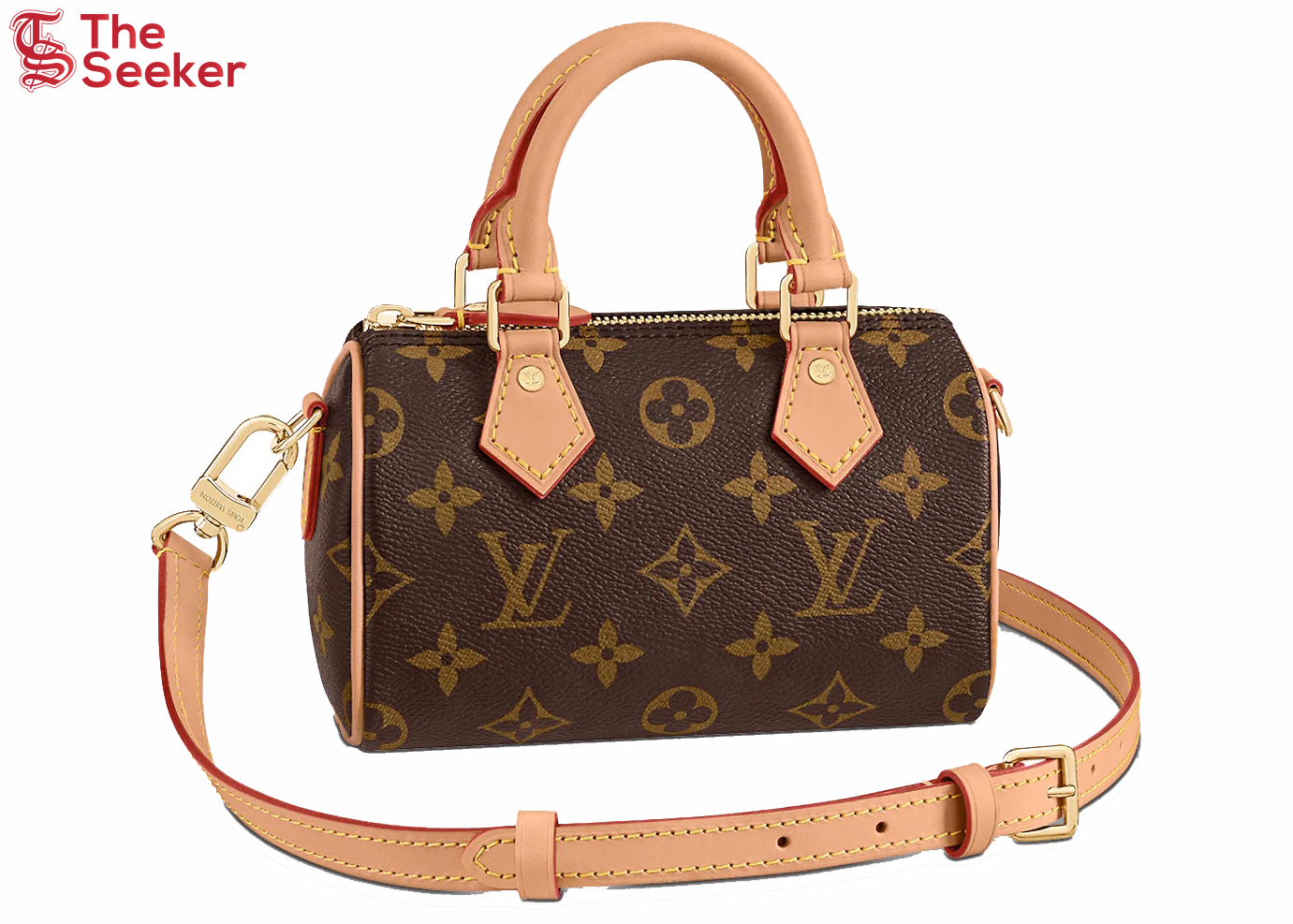 Louis Vuitton Nano Speedy Monogram Canvas Brown