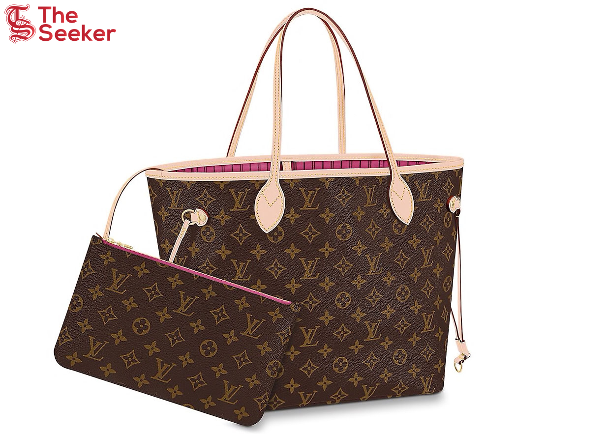 Louis Vuitton Neverfull Monogram MM Pivoine Lining