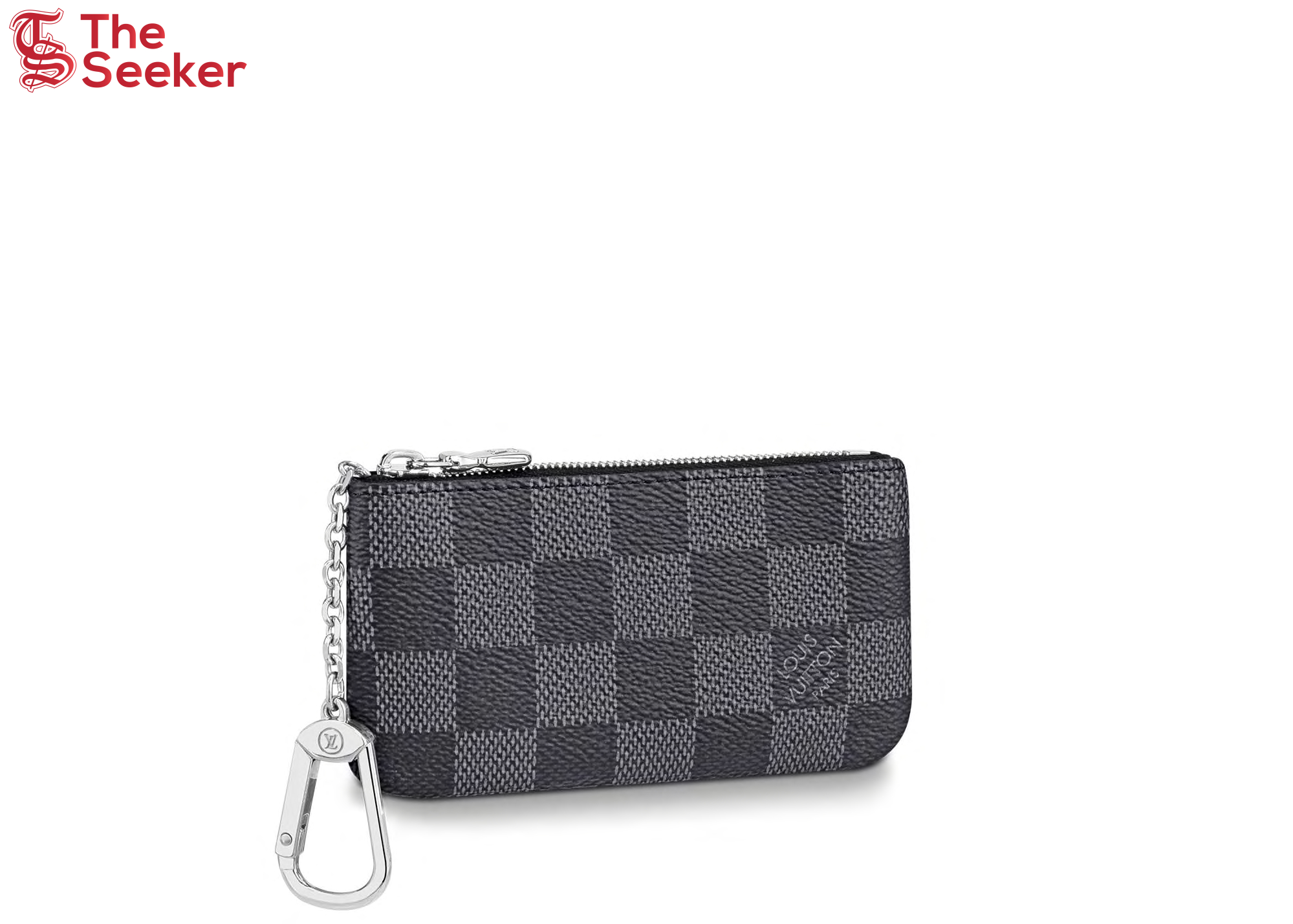 Louis Vuitton Pochette Cle Key Pouch Damier Graphite Black/Gray