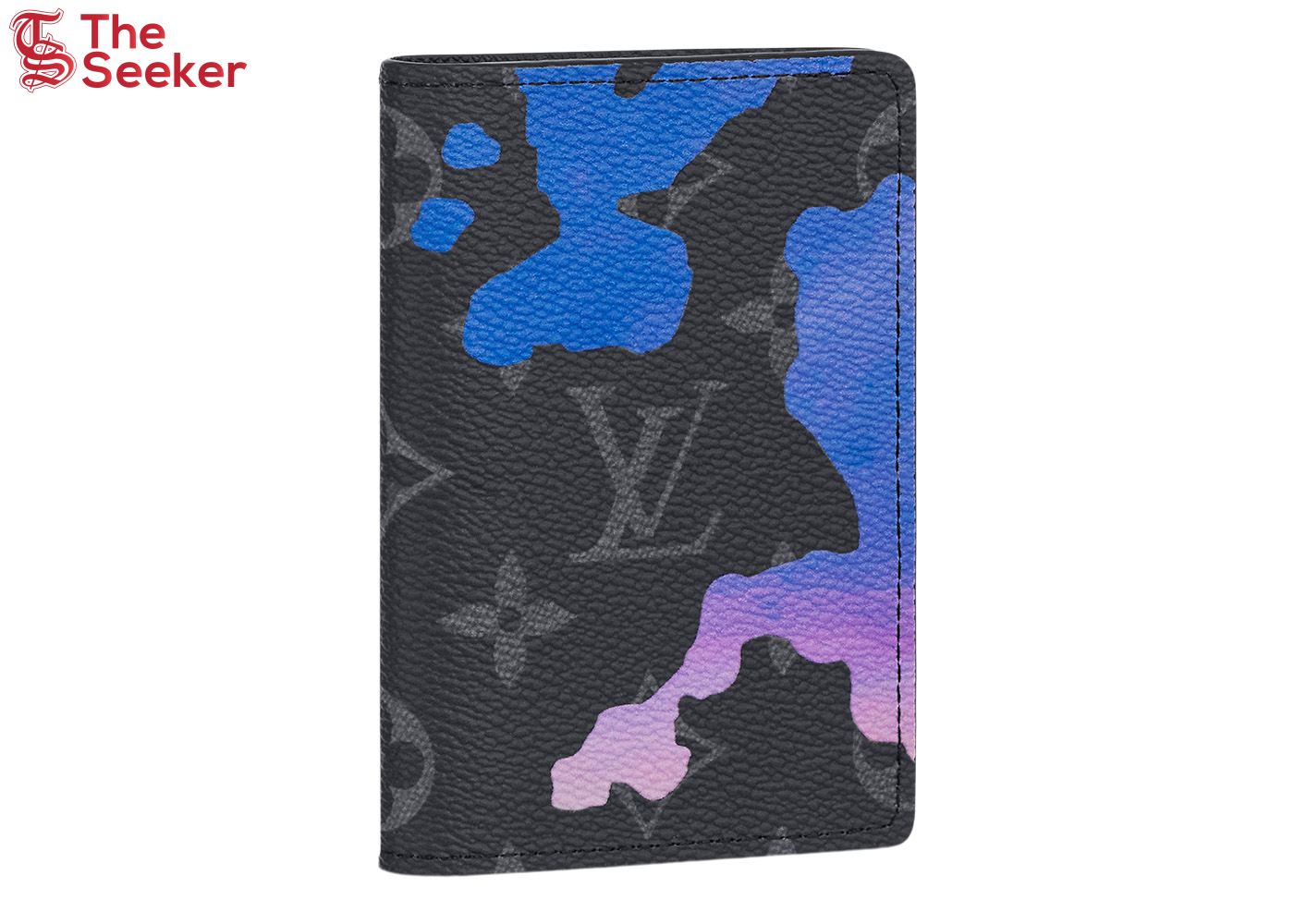 Louis Vuitton Pocket Organizer Sunrise Monogram Eclipse Black/Grey/Blue Multi