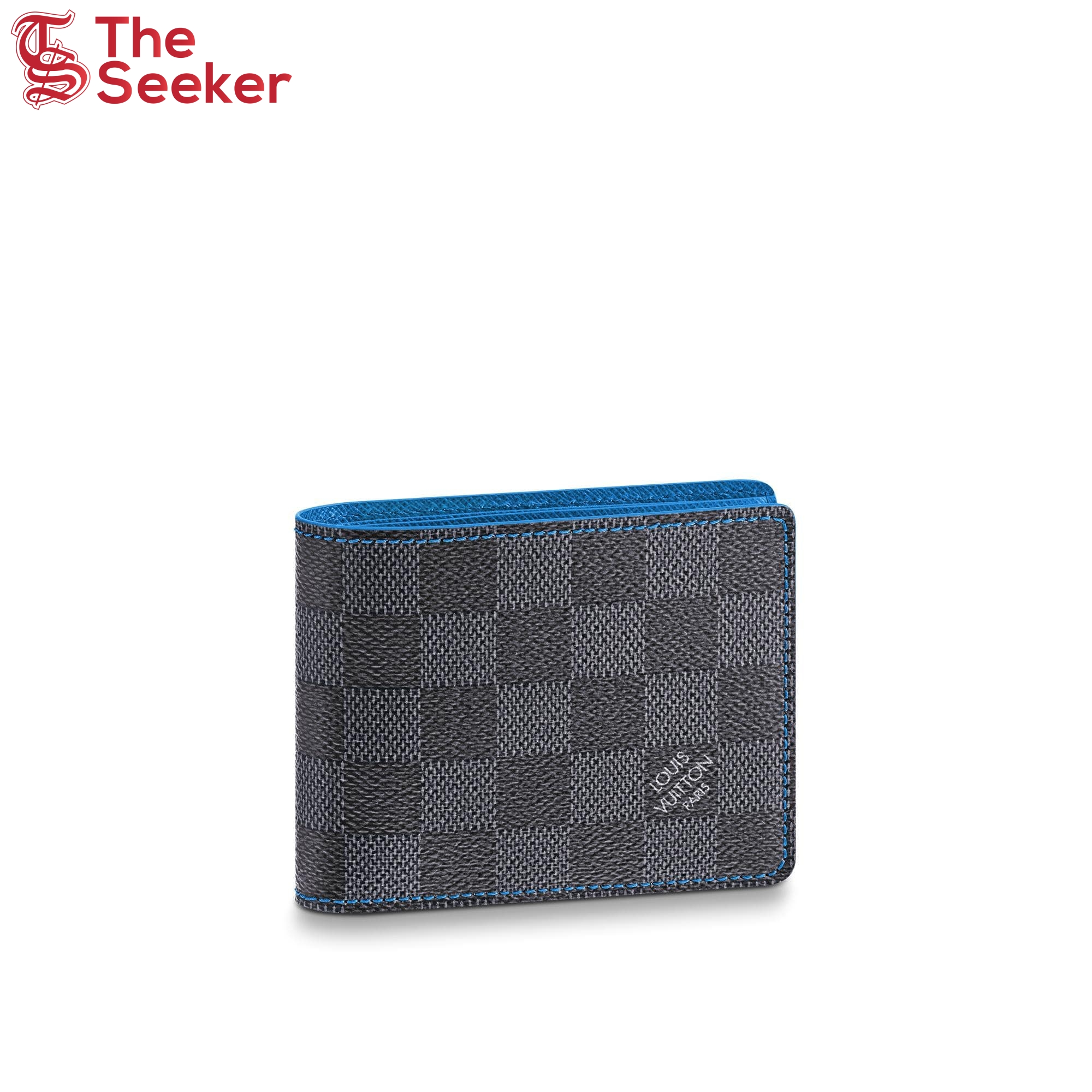 Louis Vuitton Slender Wallet Damier Graphite Blue