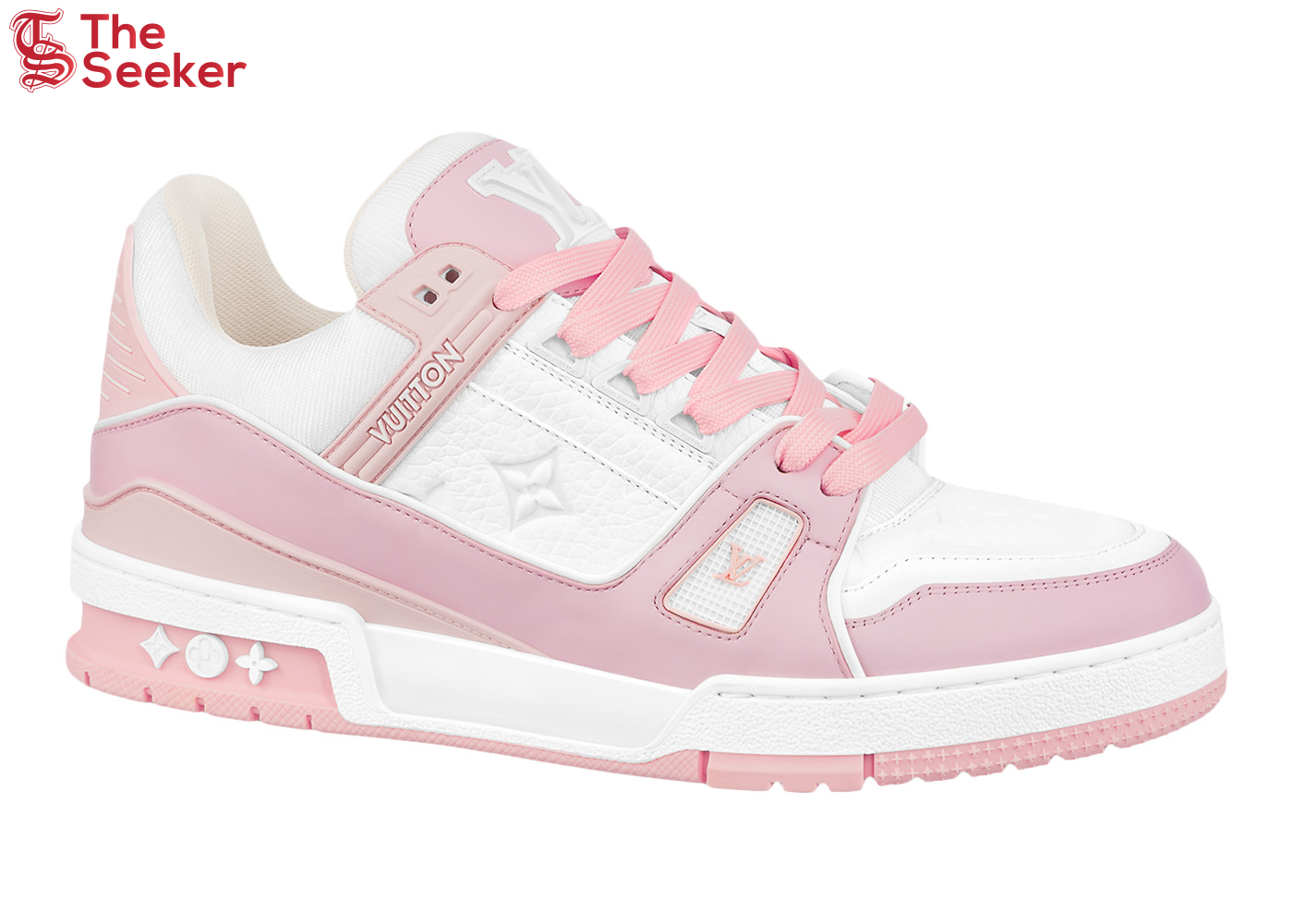 Louis Vuitton Trainer Pink Rose