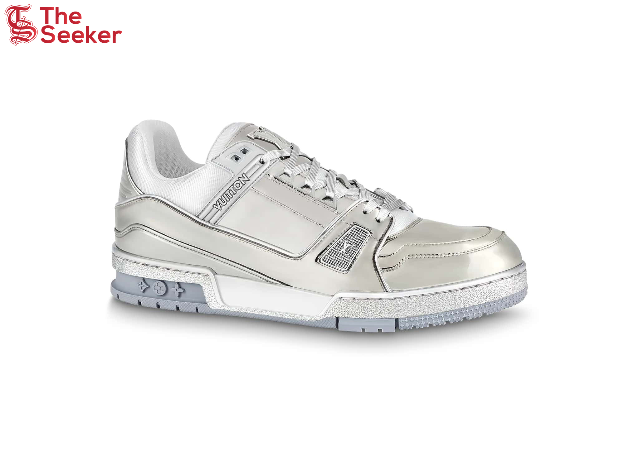 Louis Vuitton Trainer Silver White