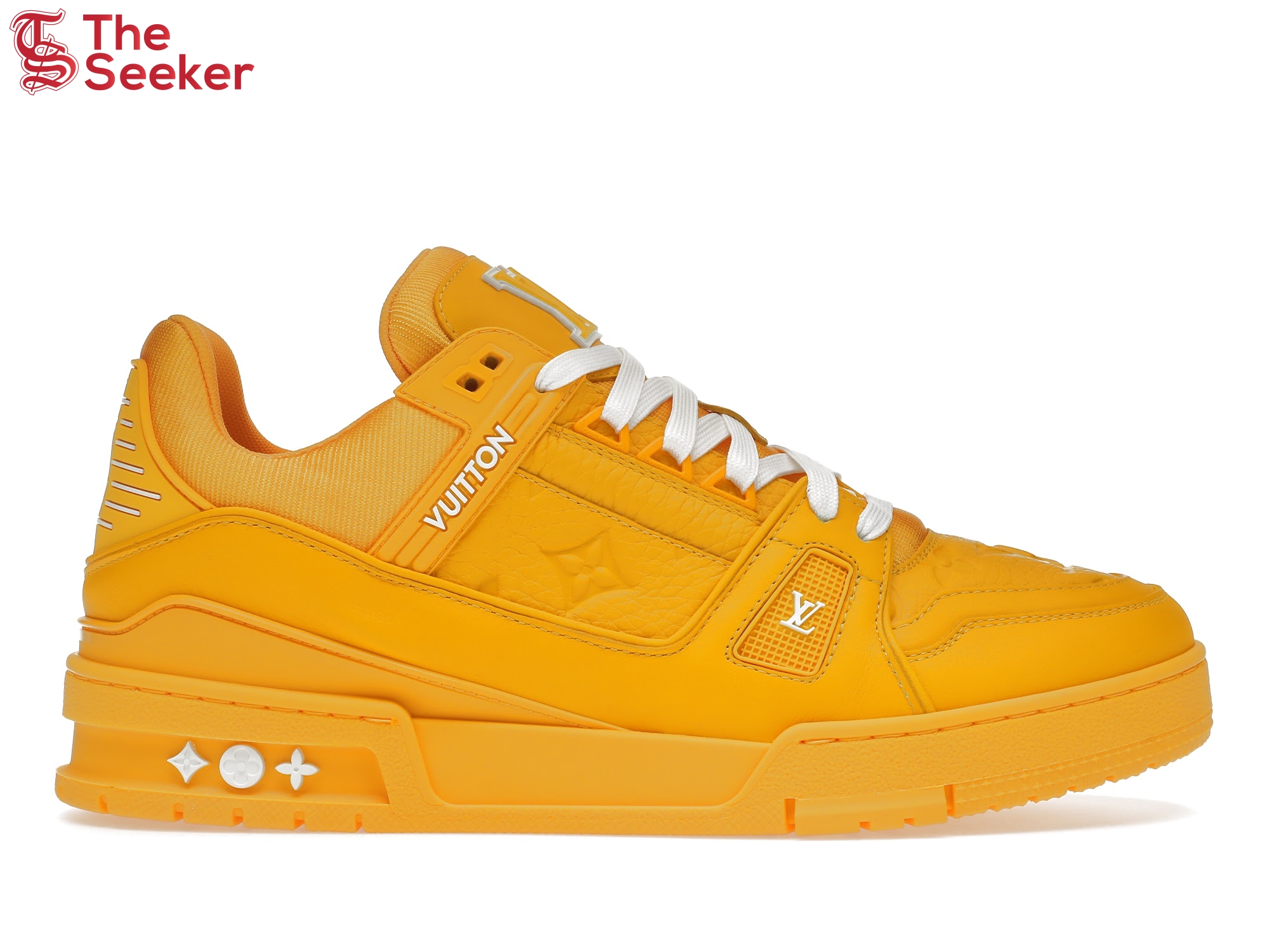 Louis Vuitton Trainer Yellow Embossed Monogram