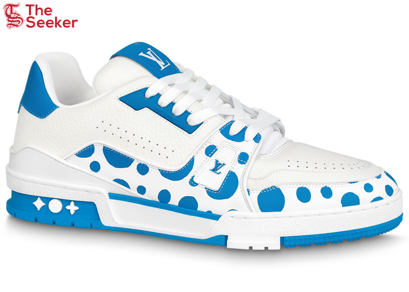 Louis Vuitton x Yayoi Kusama Trainer White Blue