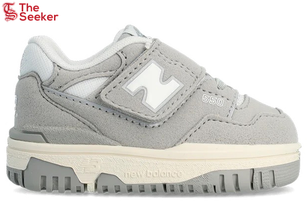 New Balance 550 Bungee Lace Strap Concrete Suede (TD)