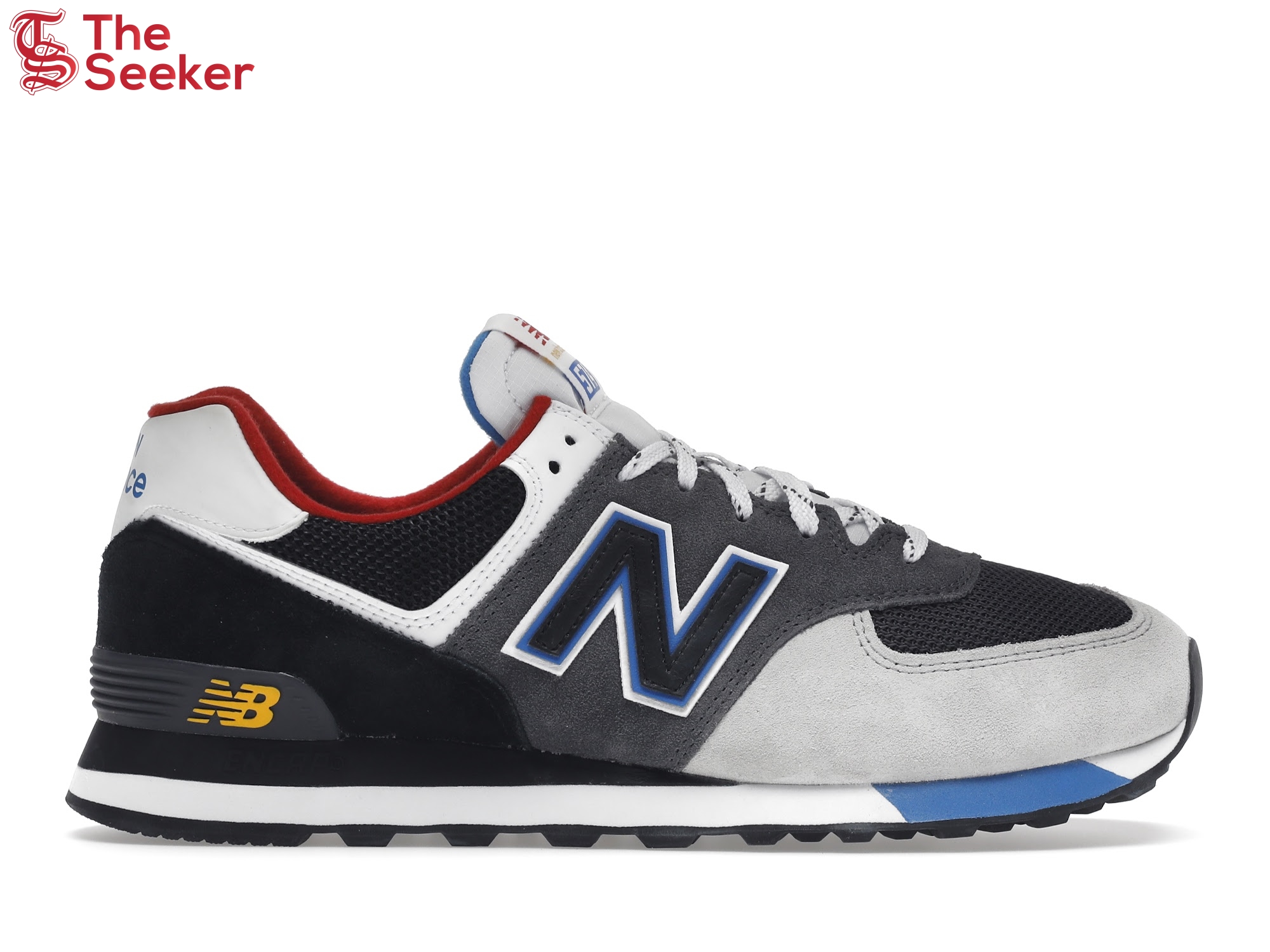 New Balance 574 Black Grey Royal