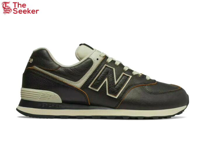 New Balance 574 Black Leather