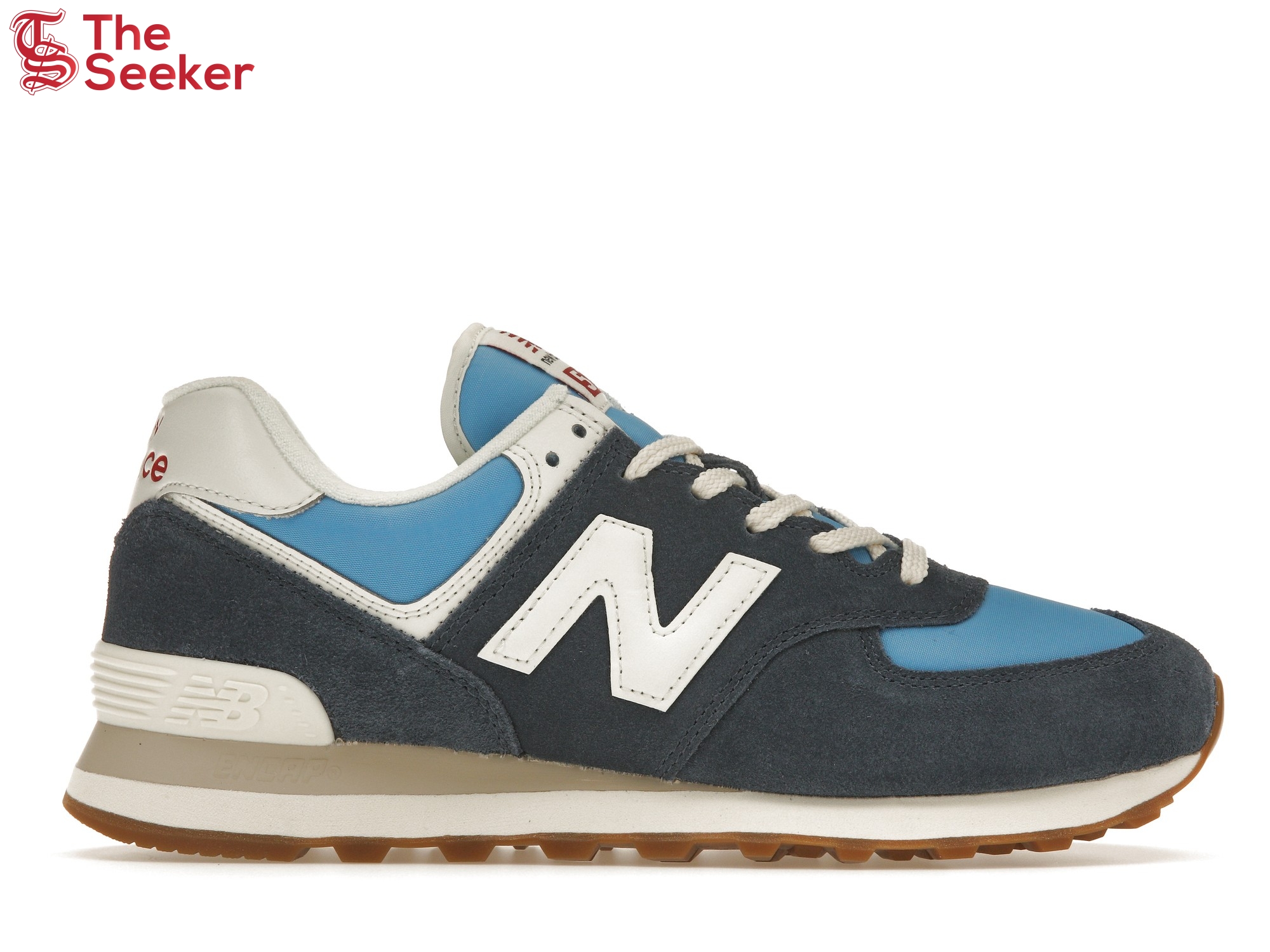 New Balance 574 Blue White Gum