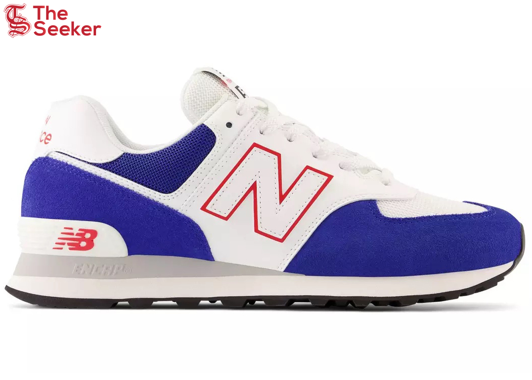 New Balance 574 Blue White Red