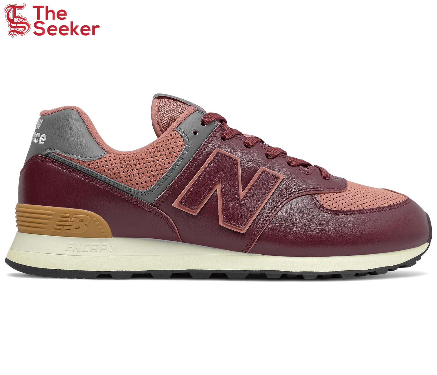 New Balance 574 Burgundy Grey