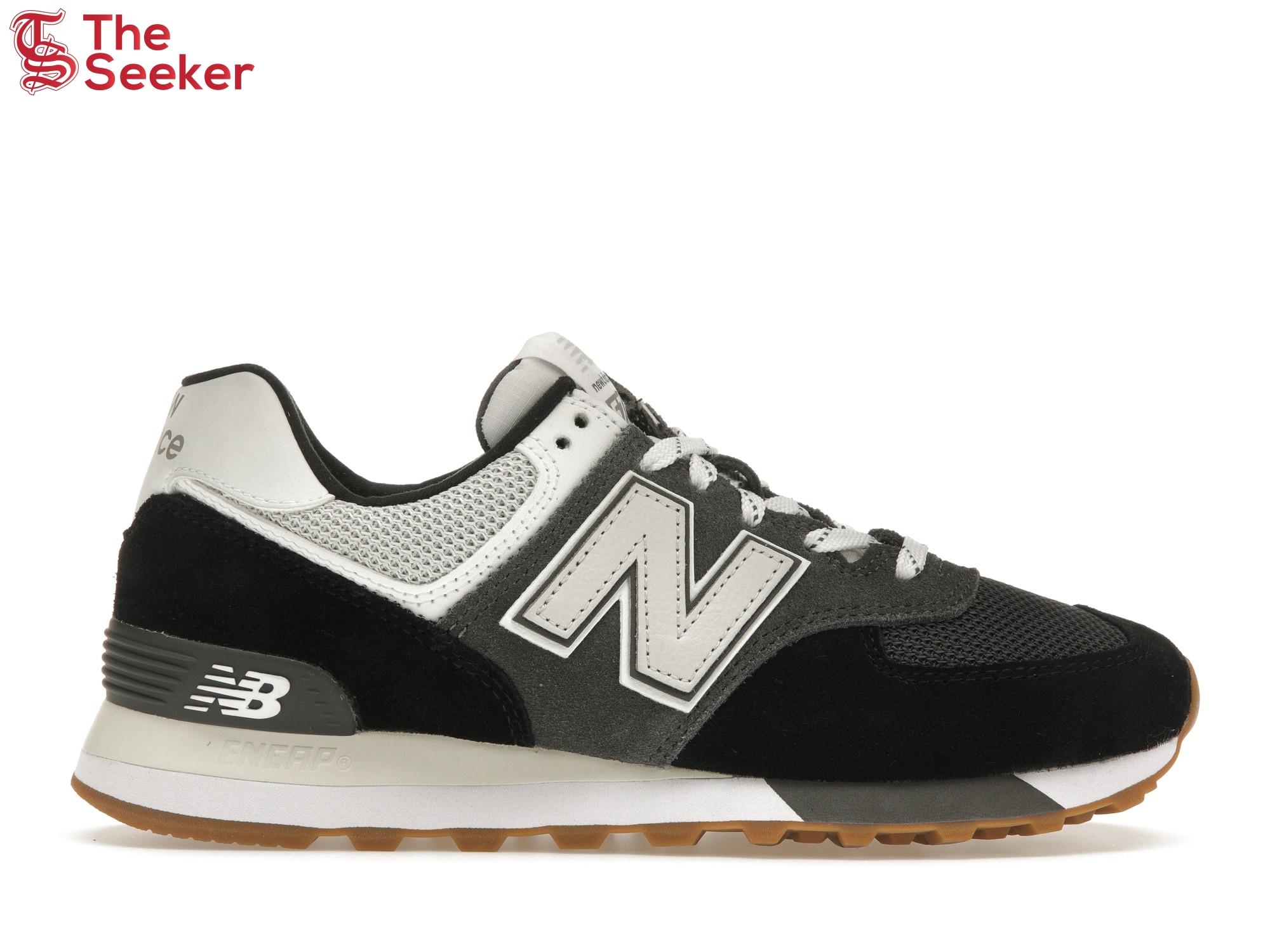 New Balance 574 Grey Black White (Women's)