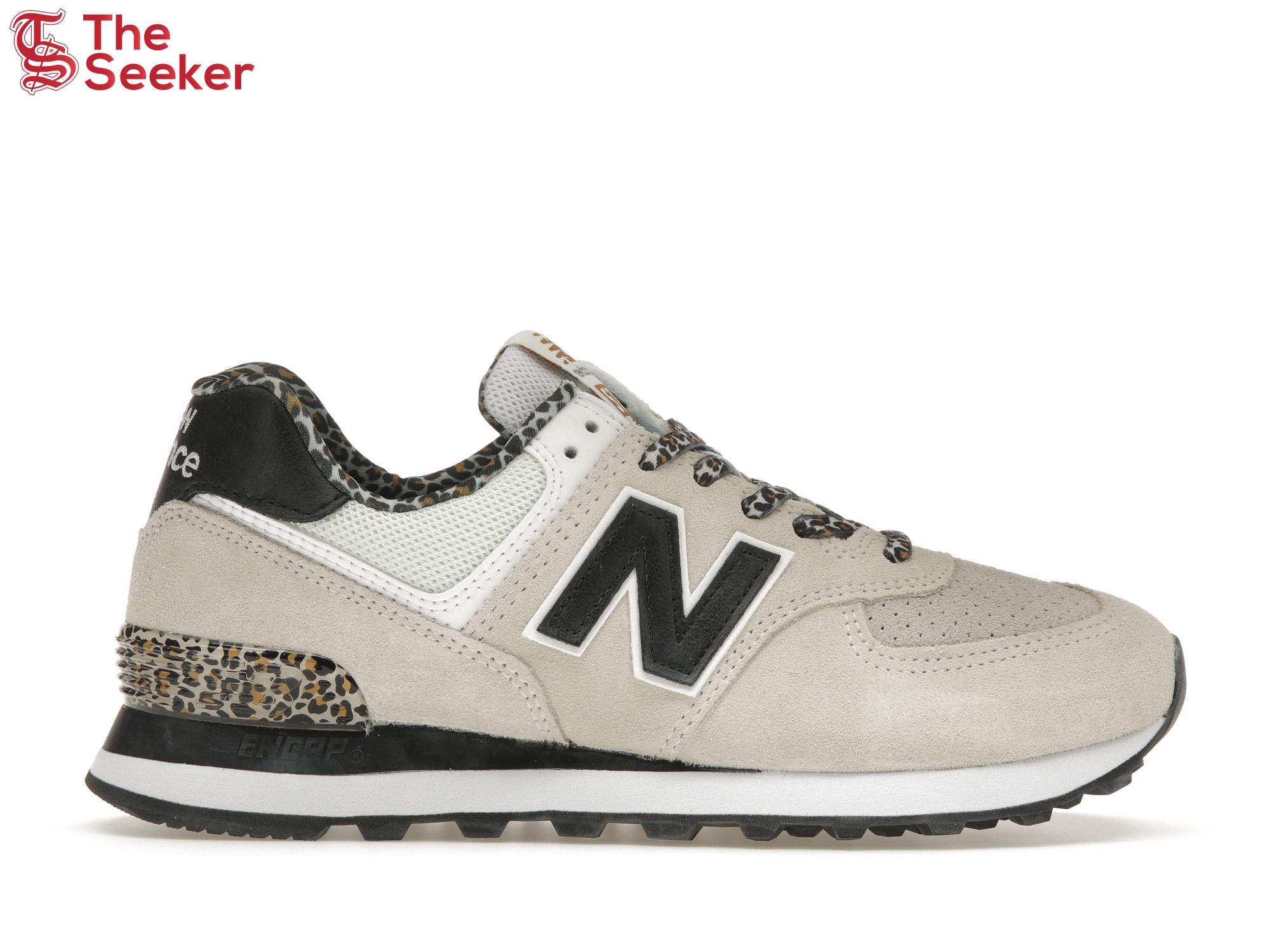 New Balance 574 Leopard Print Grey Black (Women's)