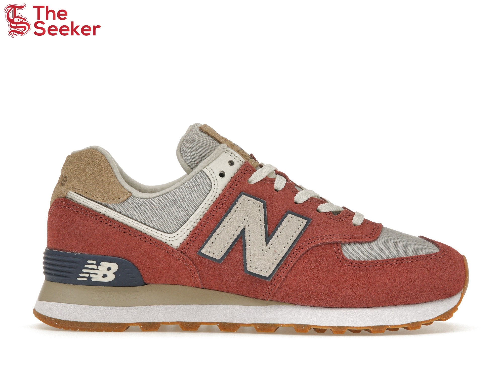 New Balance 574 Mineral Red White Gum