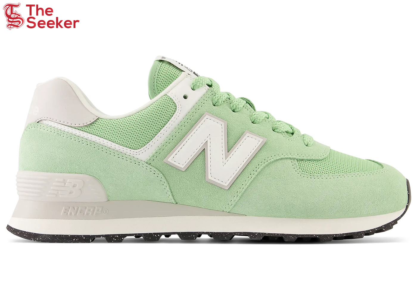 New Balance 574 Mint White