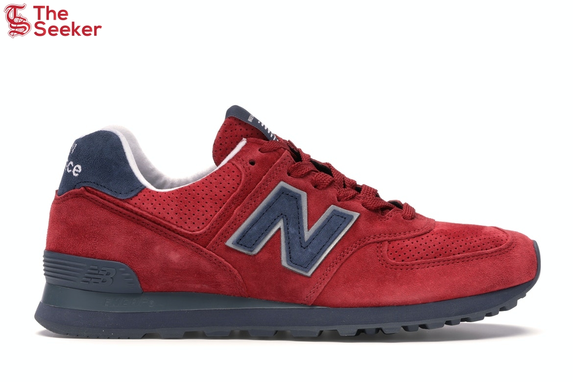 New Balance 574 MiUSA Gym Red Navy