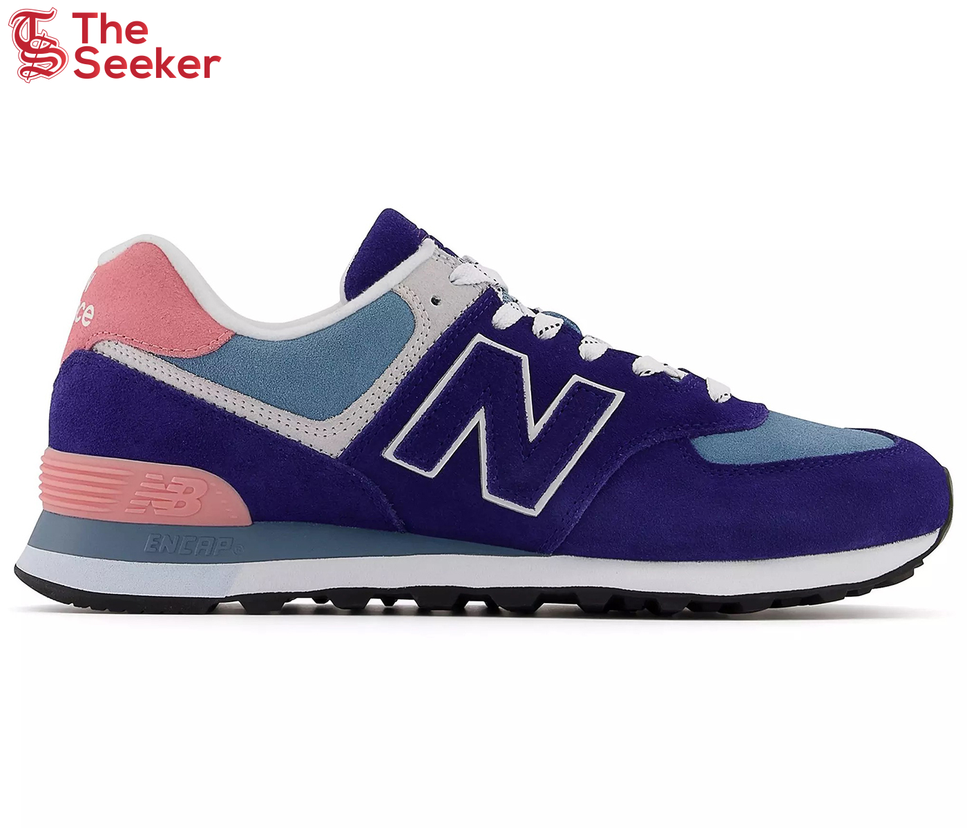 New Balance 574 Navy Natural Pink