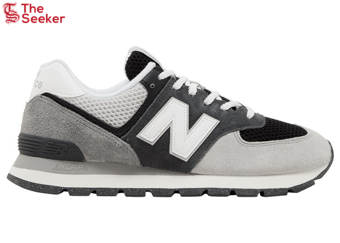 New Balance 574 Rugged Black Dark Grey Light Grey