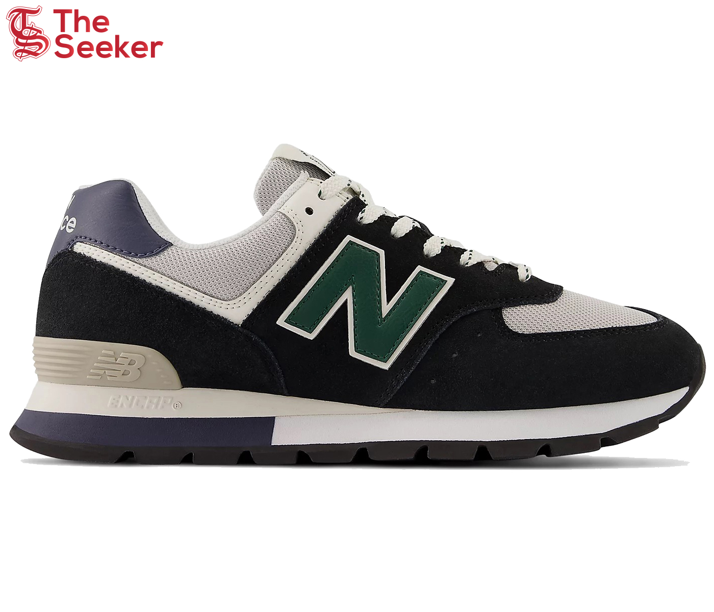 New Balance 574 Rugged Black Green