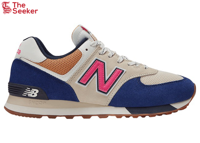 New Balance 574 Taupe Navy Blue