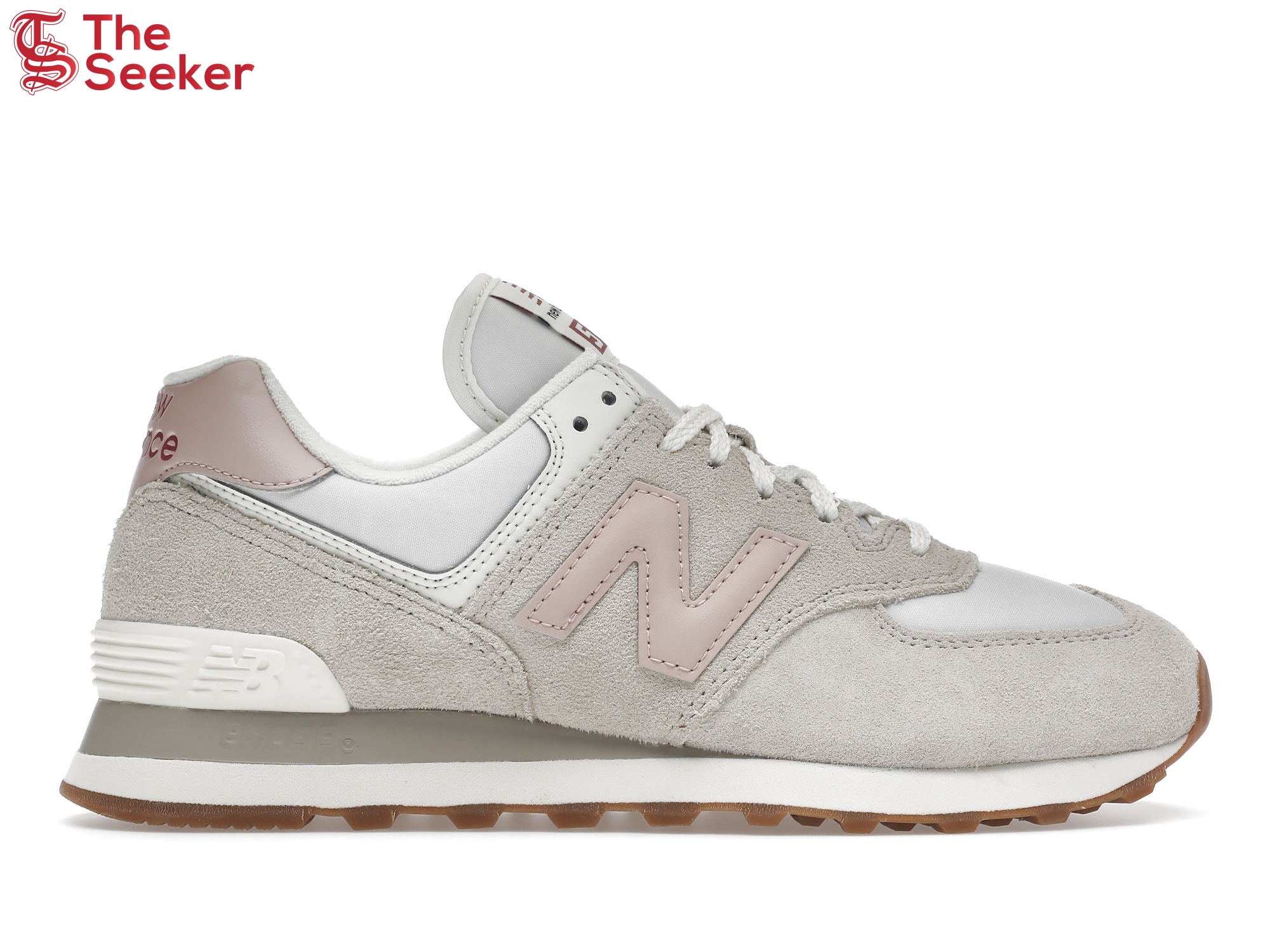 New Balance 574 White Pink Gum