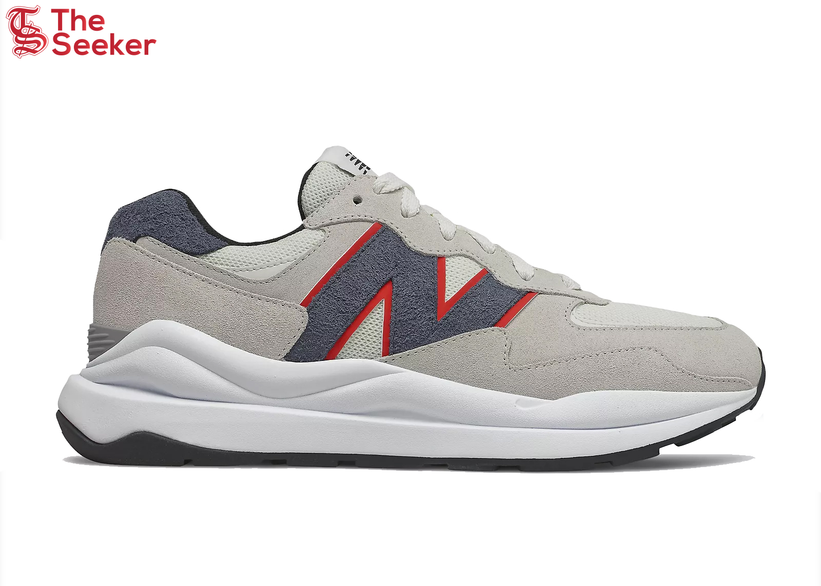 New Balance 57/40 Off White Navy Red