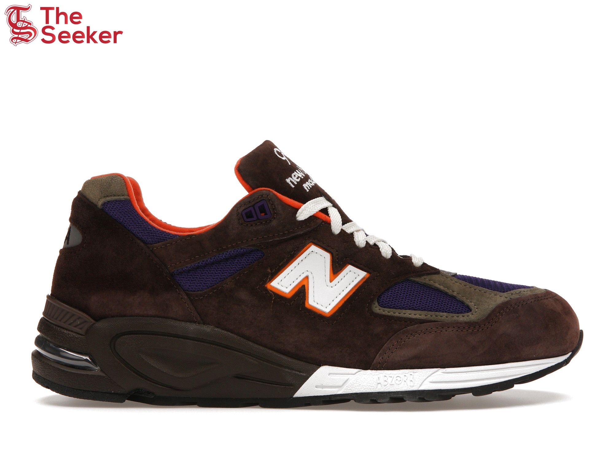 New Balance 990v2 MiUSA Brown Purple