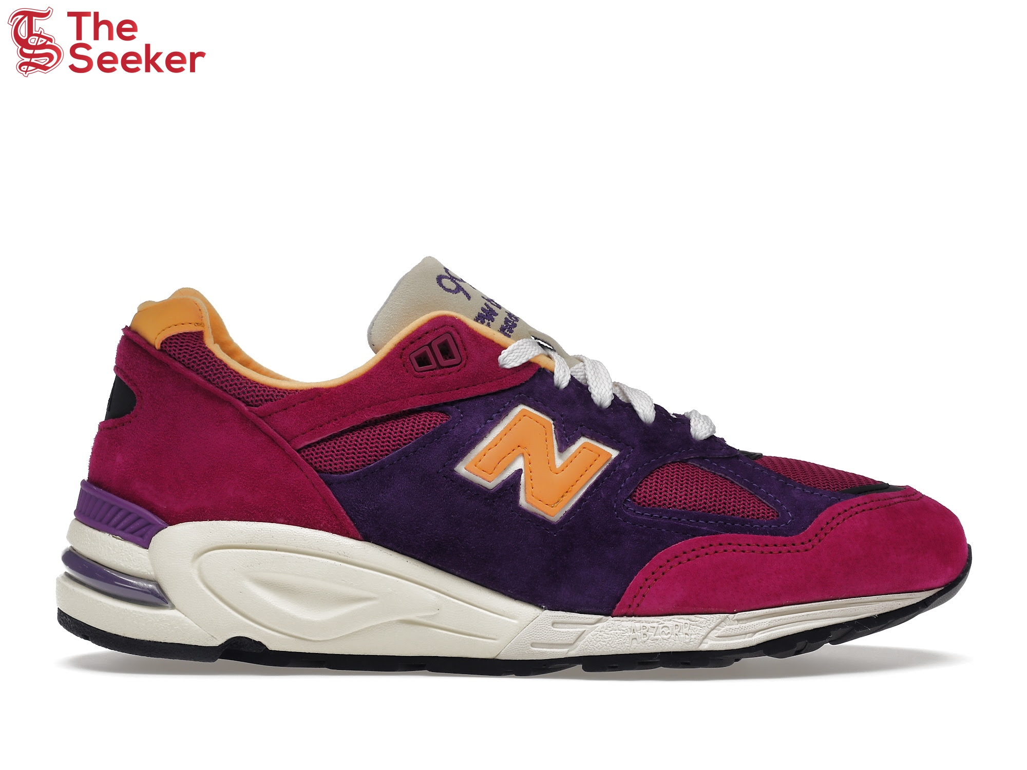 New Balance 990v2 MiUSA Teddy Santis Purple Yellow