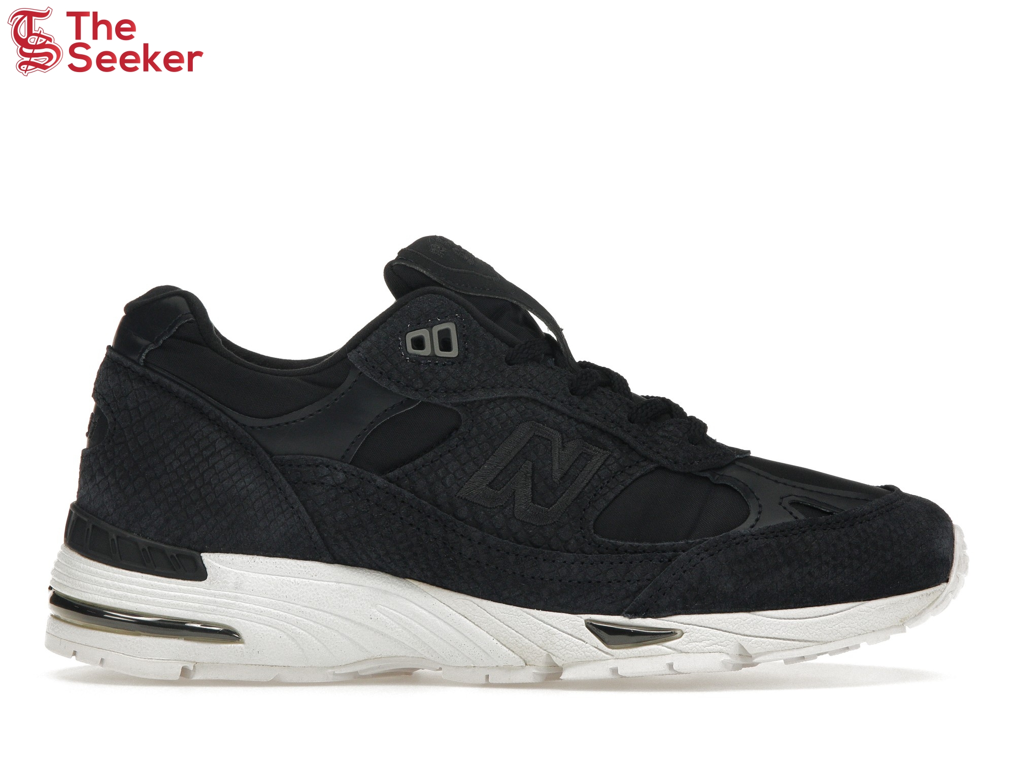 New Balance 991 Made in England Black Reptile (Women's)