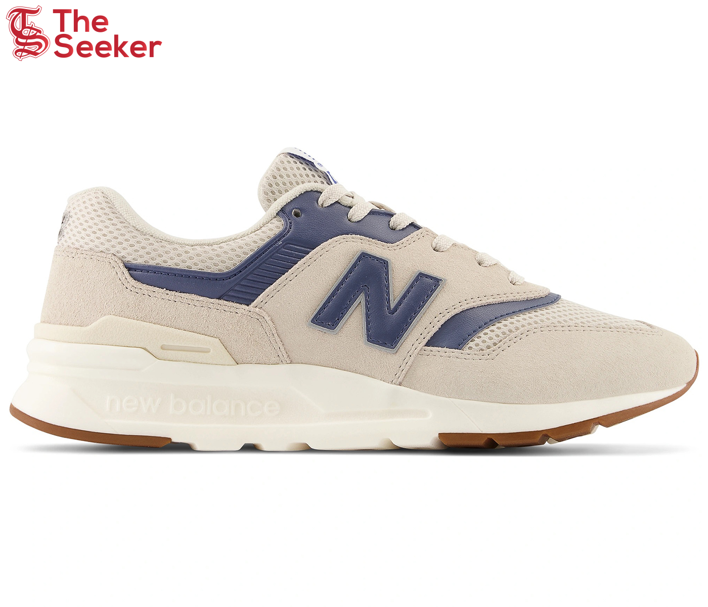 New Balance 997H Ecru Dark Blue