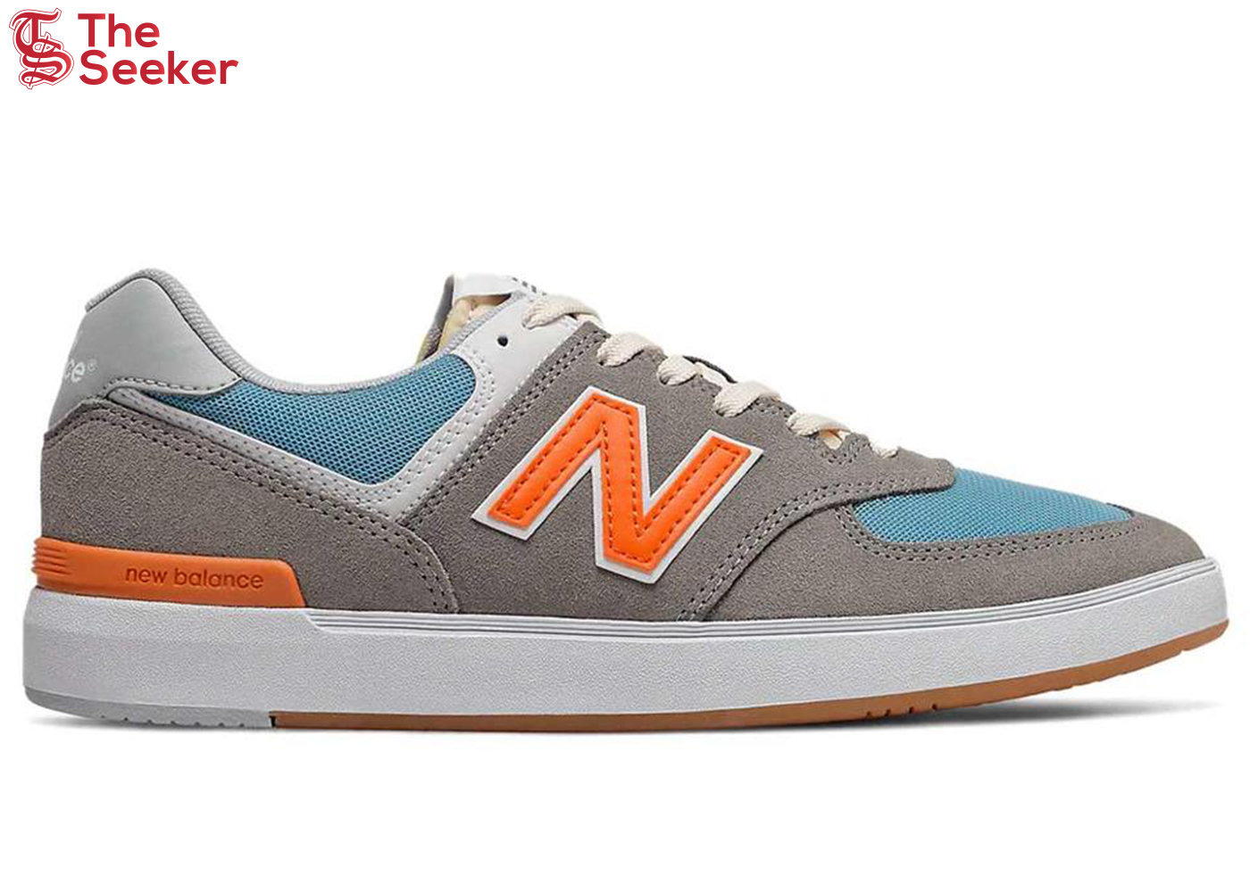 New Balance All Coasts 574 Grey Blue Orange