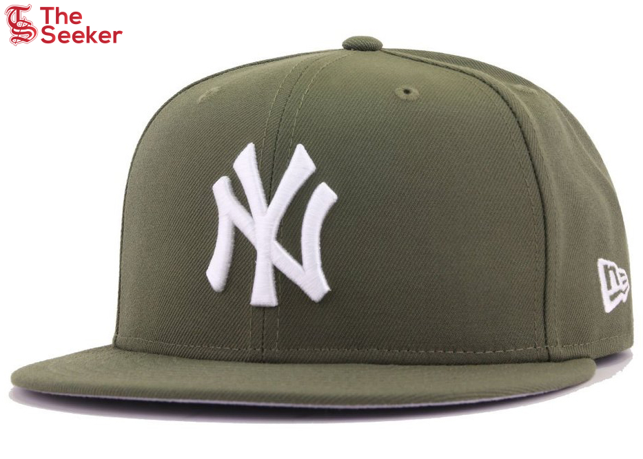 New Era New York Yankees 59Fifty Fitted Hat Olive