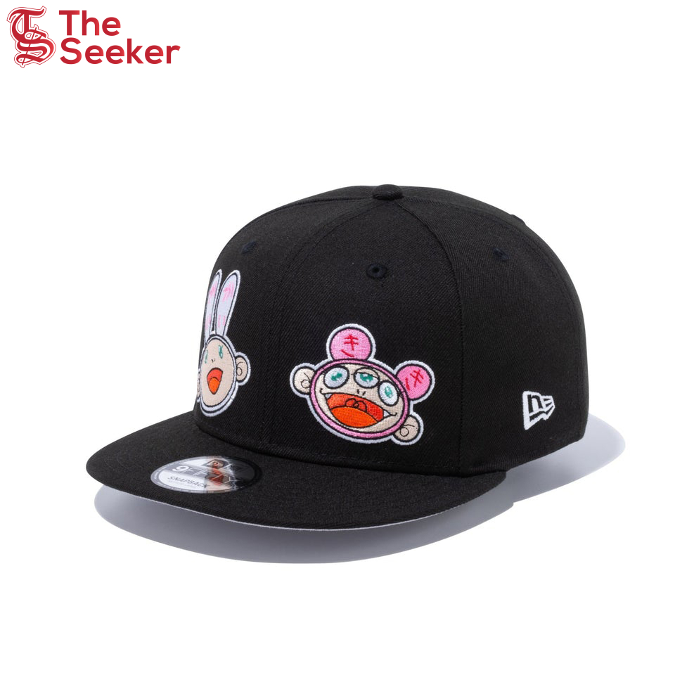 New Era x Takashi Murakami Kaikai Kiki 9Fifty Hat Black