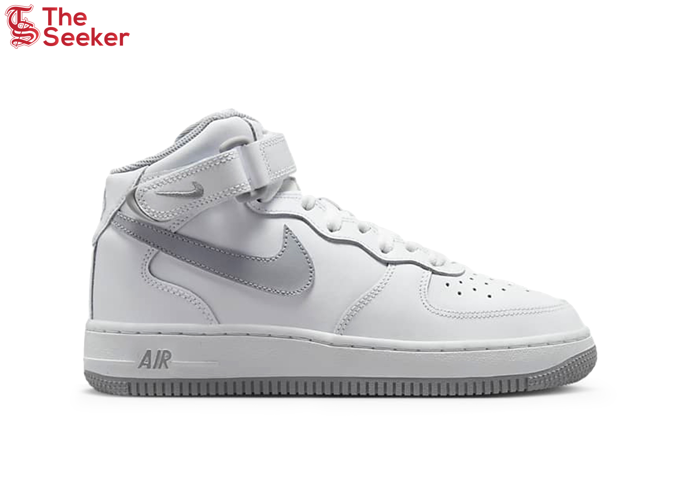 Nike Air Force 1 Mid LE White Wolf Grey (GS)