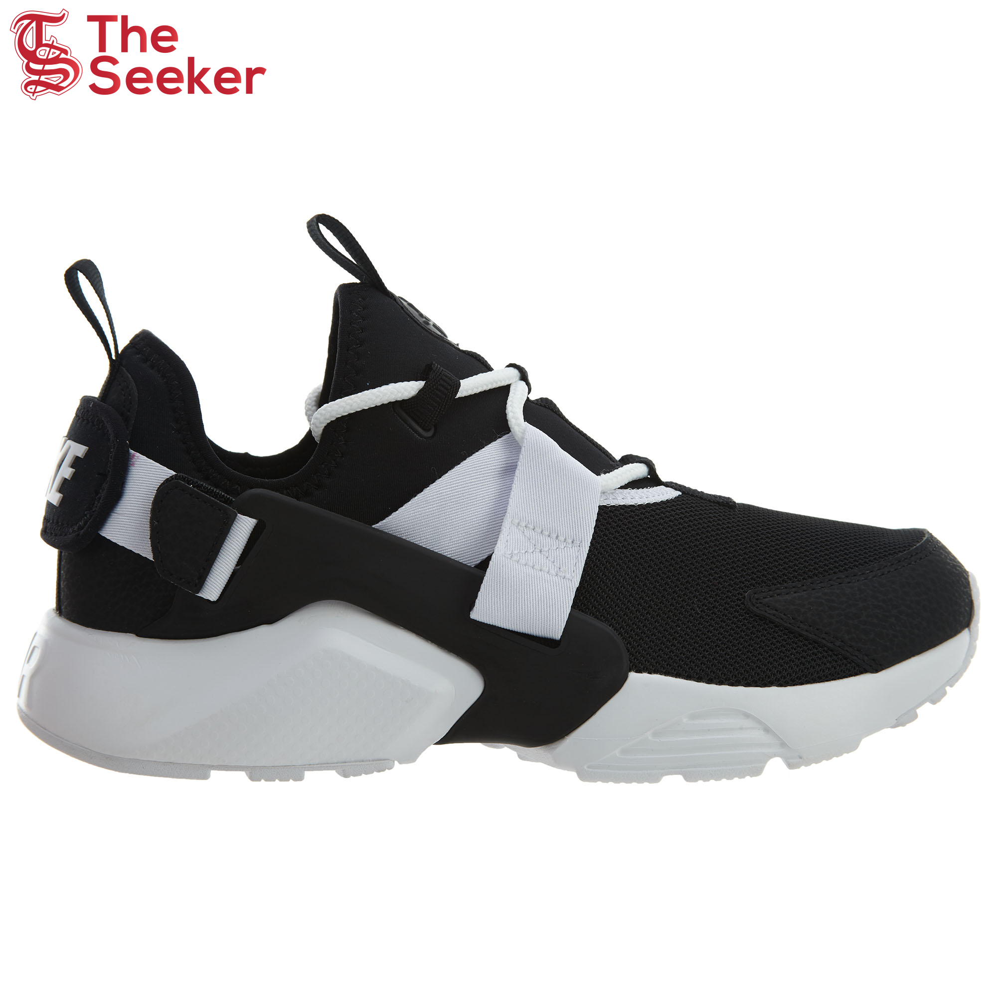 Nike Air Huarache City Low Black Black-White (Women's)