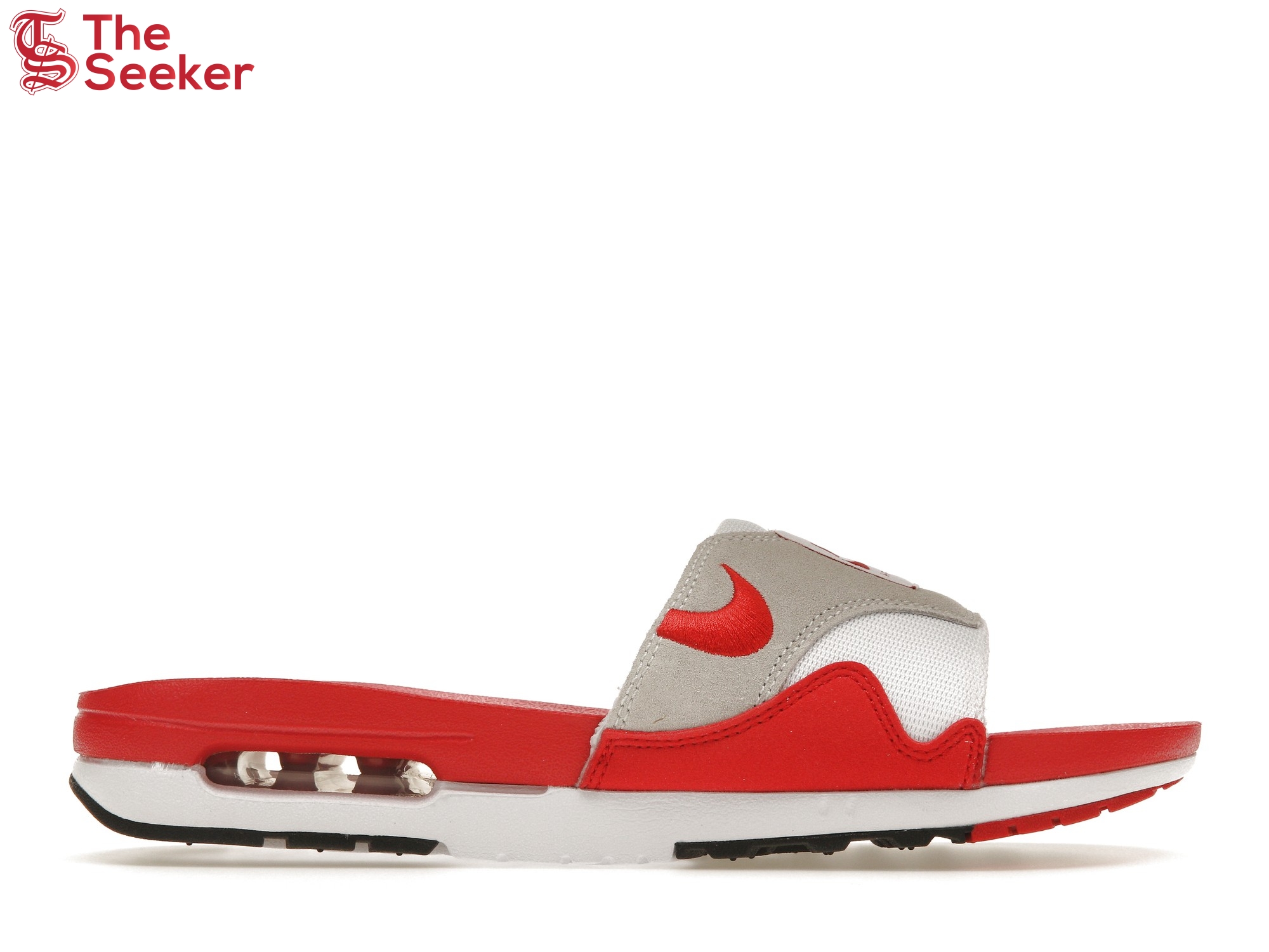 Nike Air Max 1 Slide White University Red