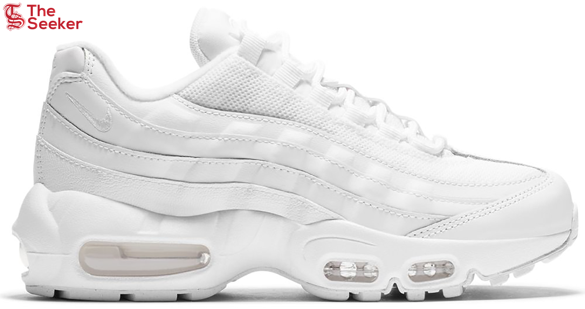 Nike Air Max 95 Recraft Triple White (GS)