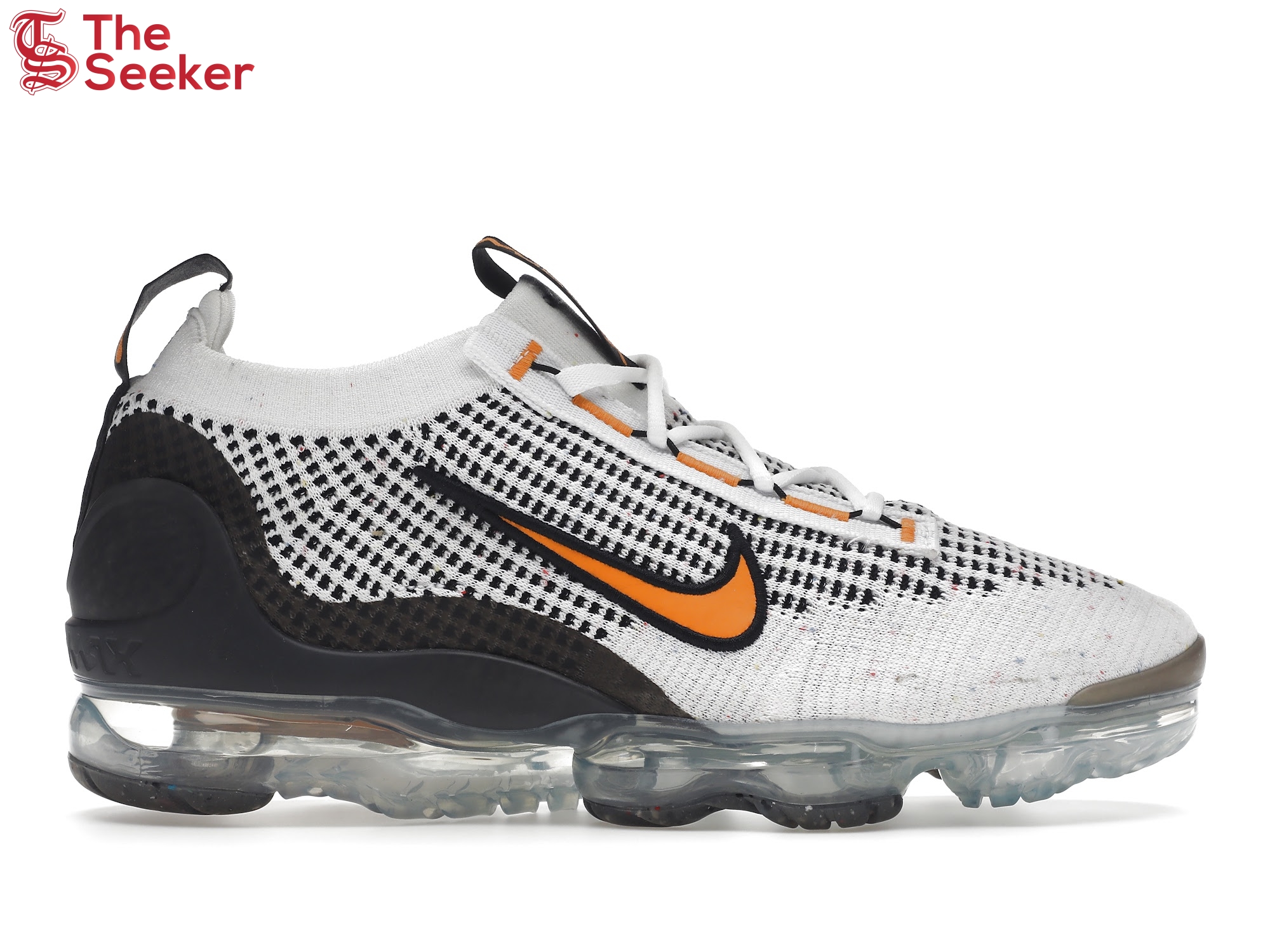 Nike Air VaporMax 2021 FK White Black Kumquat