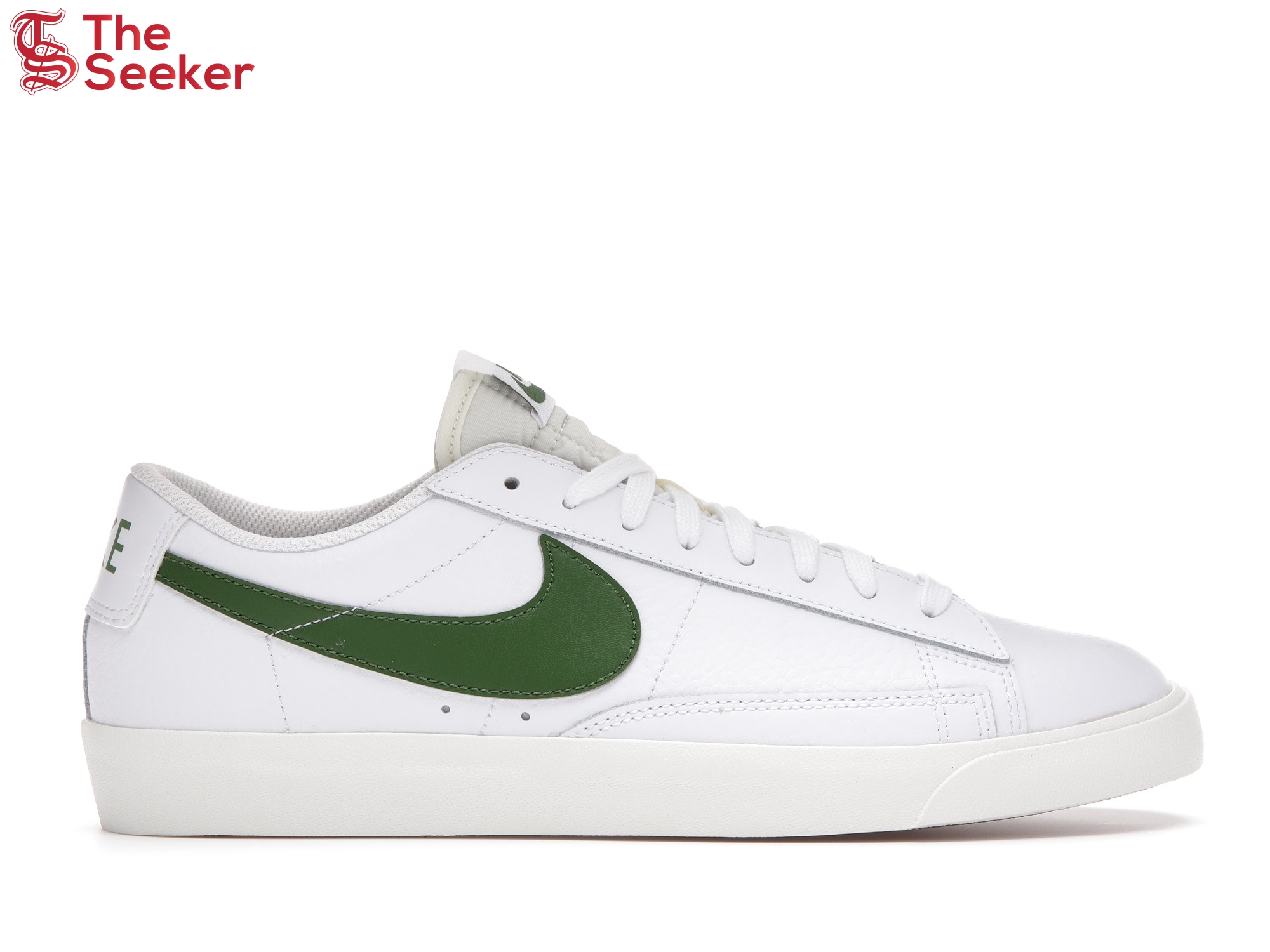 Nike Blazer Low Leather White Forest Green