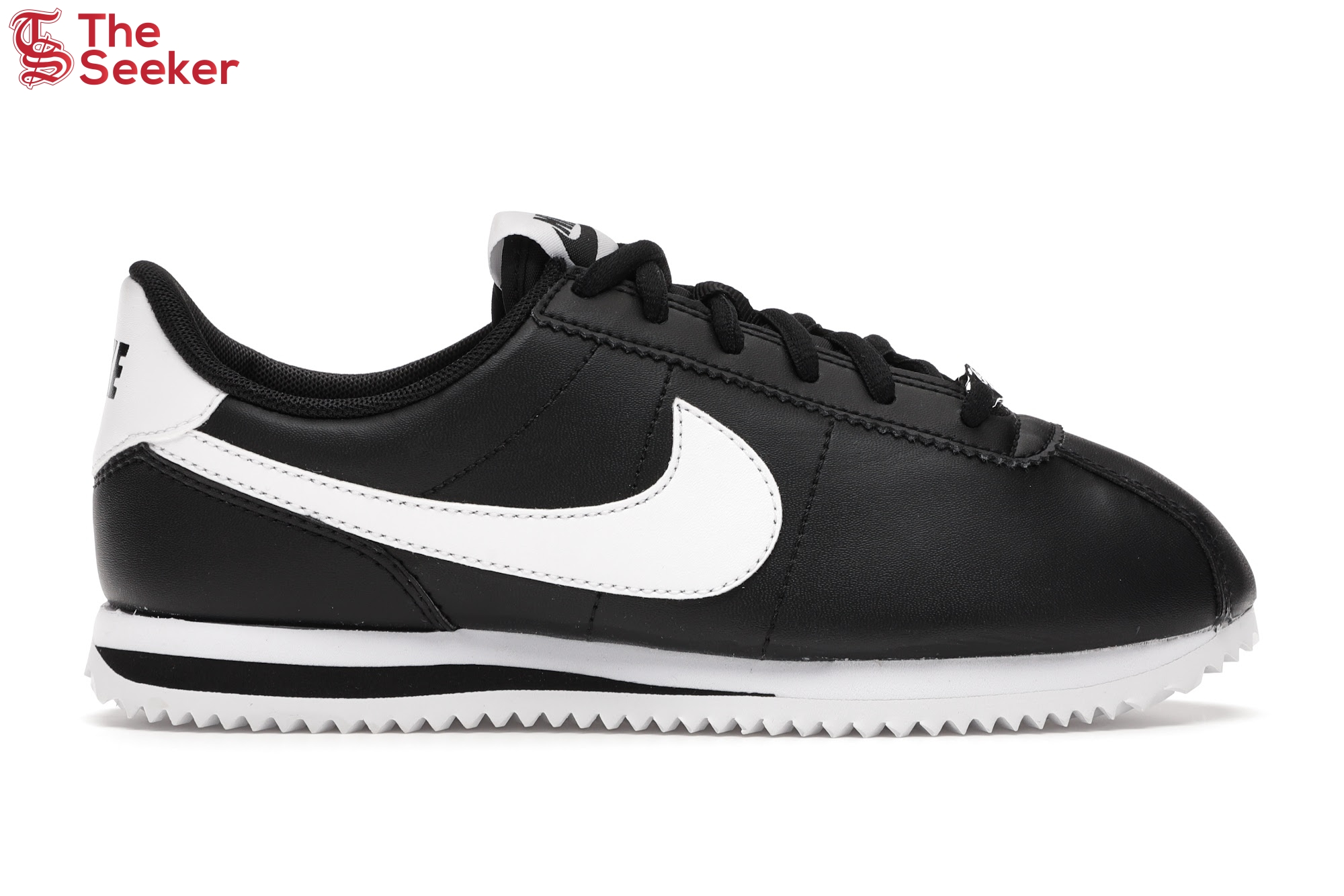 Nike Cortez Basic Leather Black White (GS)