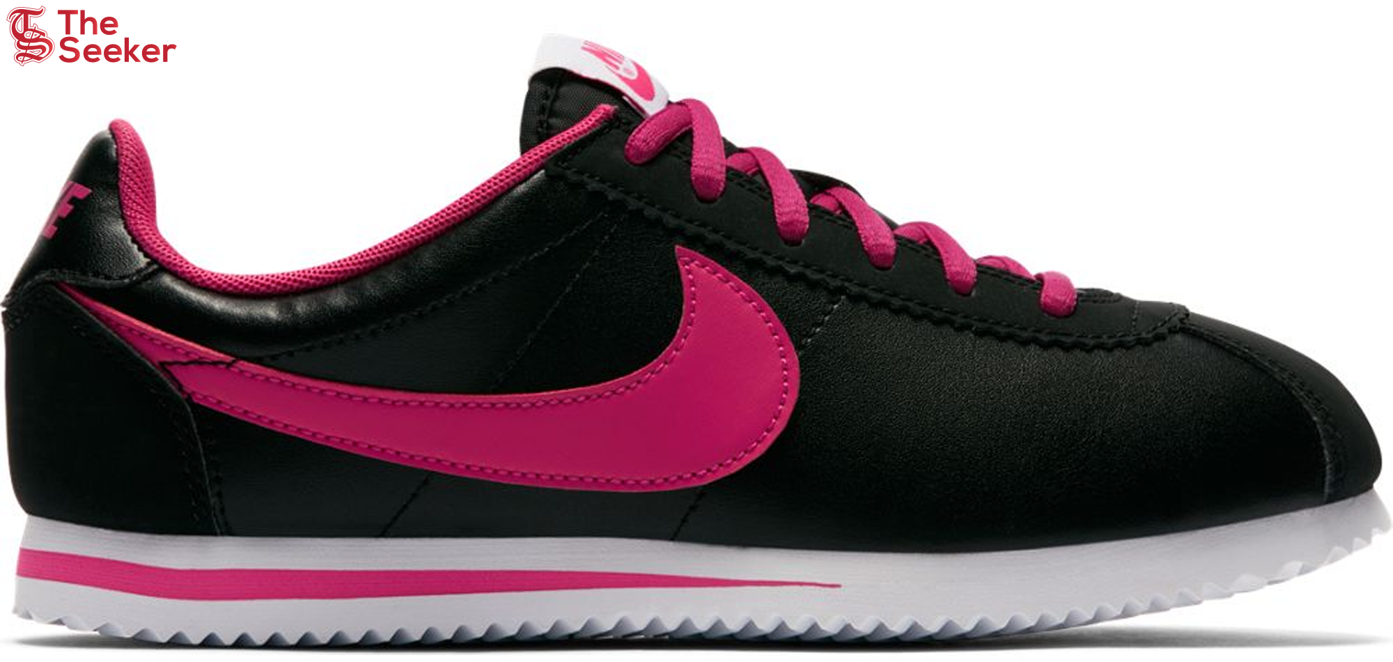 Nike Cortez Black Vivid Pink (GS)