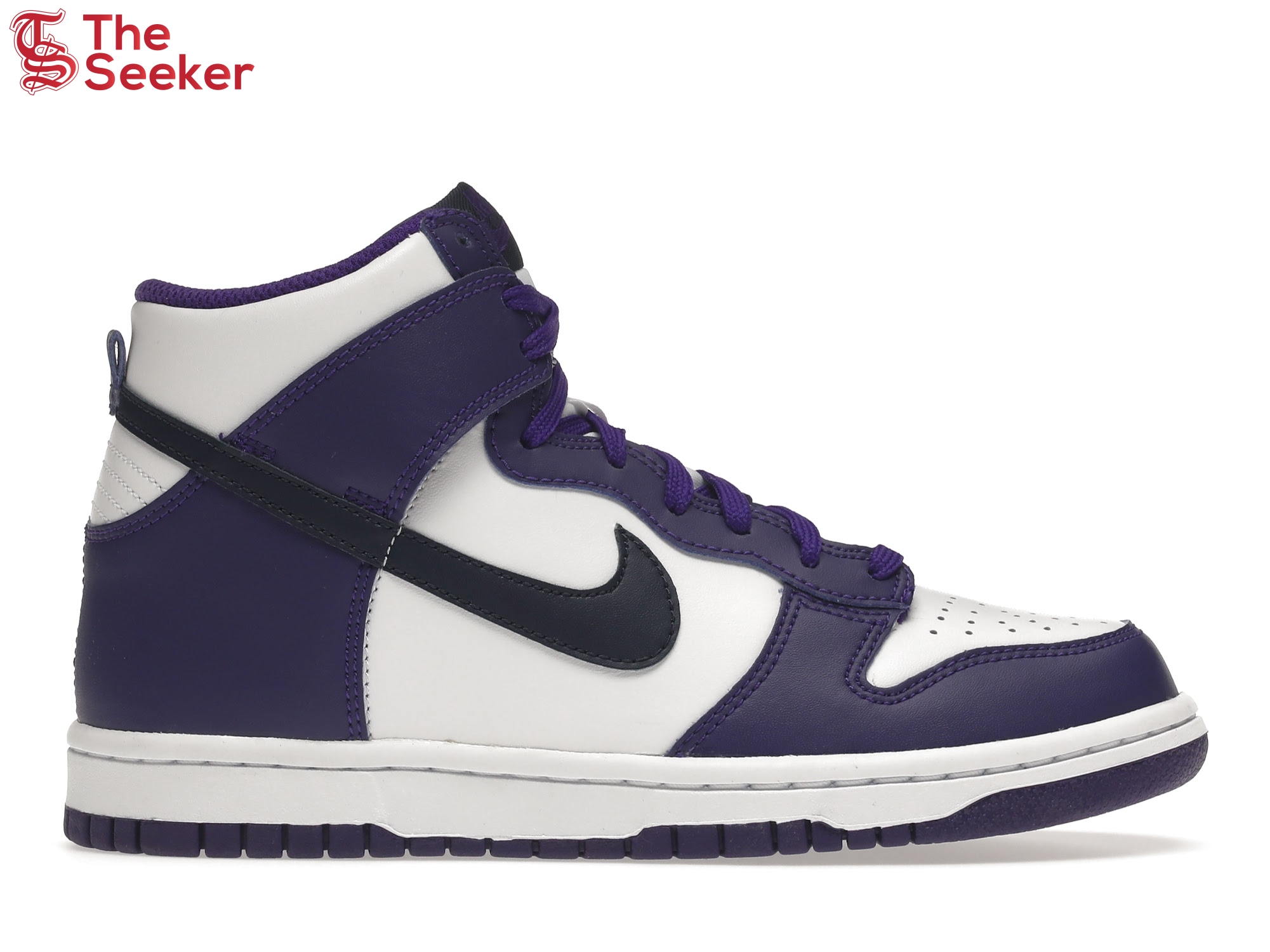 Nike Dunk High Electro Purple Midnght Navy (GS)