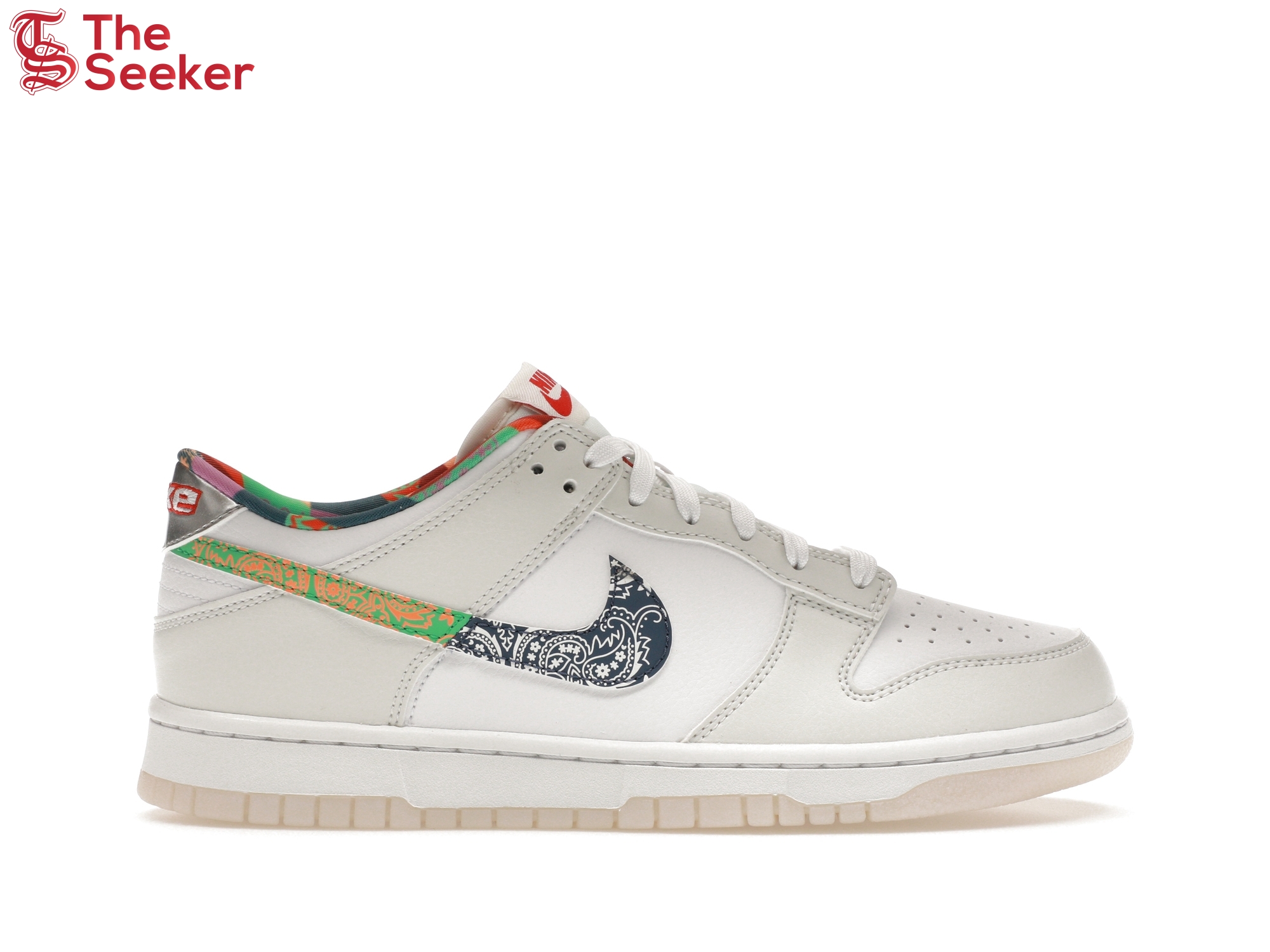 Nike Dunk Low White Multi-Color Paisley (GS)