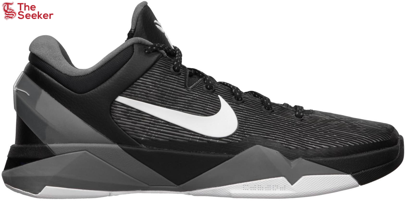 Nike Kobe 7 Black White Wolf Grey