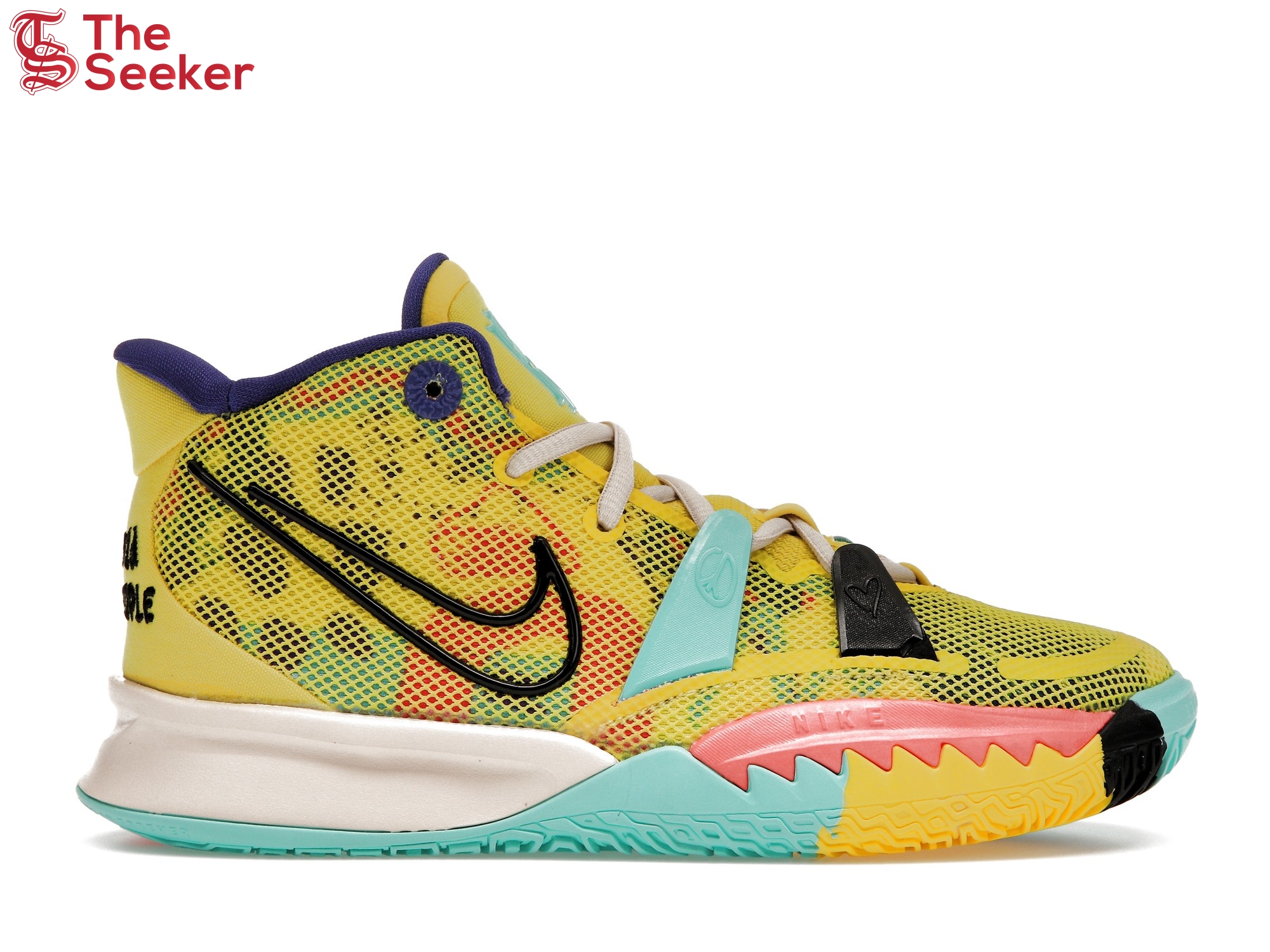Nike Kyrie 7 1 World 1 People Electric Yellow (GS)