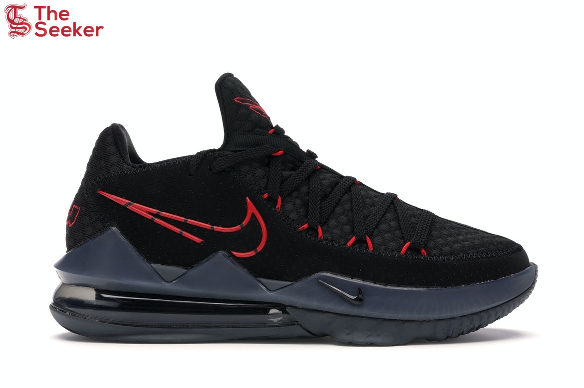 Nike LeBron 17 Low Black Red Dark Grey