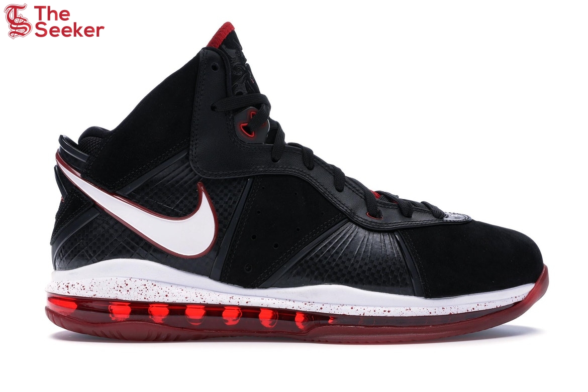Nike LeBron 8 Black/White/Red
