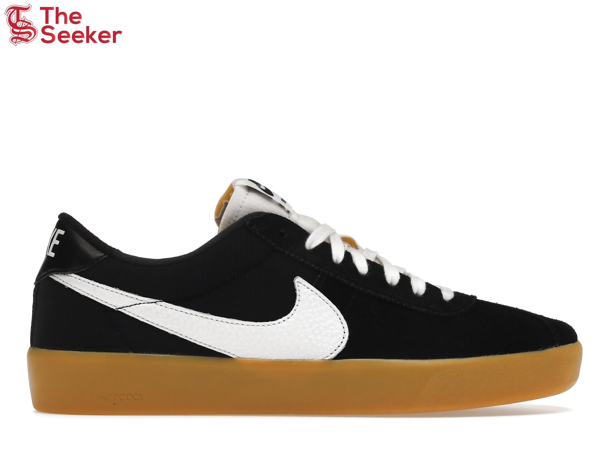 Nike SB Bruin React Black White Gum