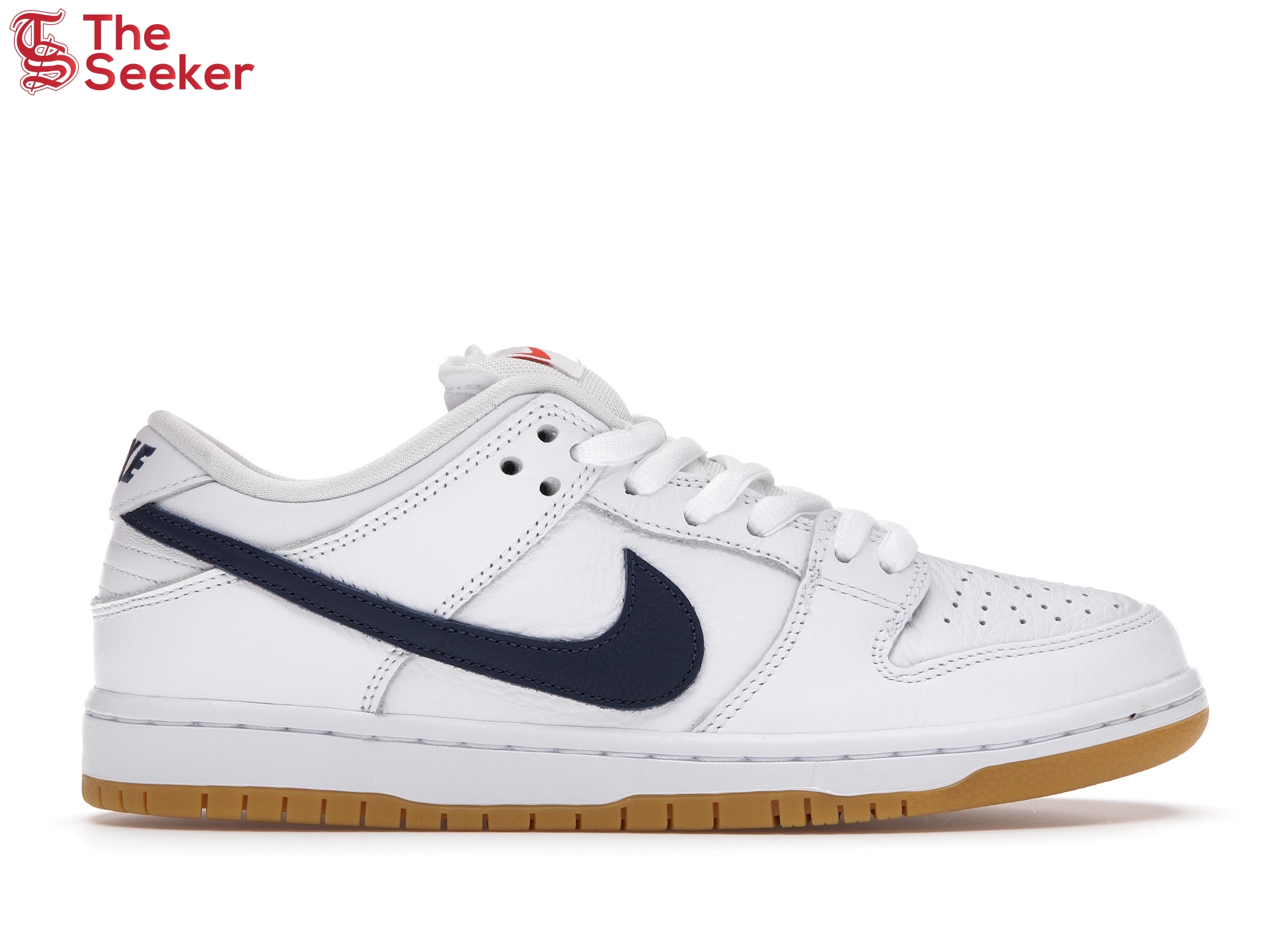 Nike SB Dunk Low Orange Label White Navy